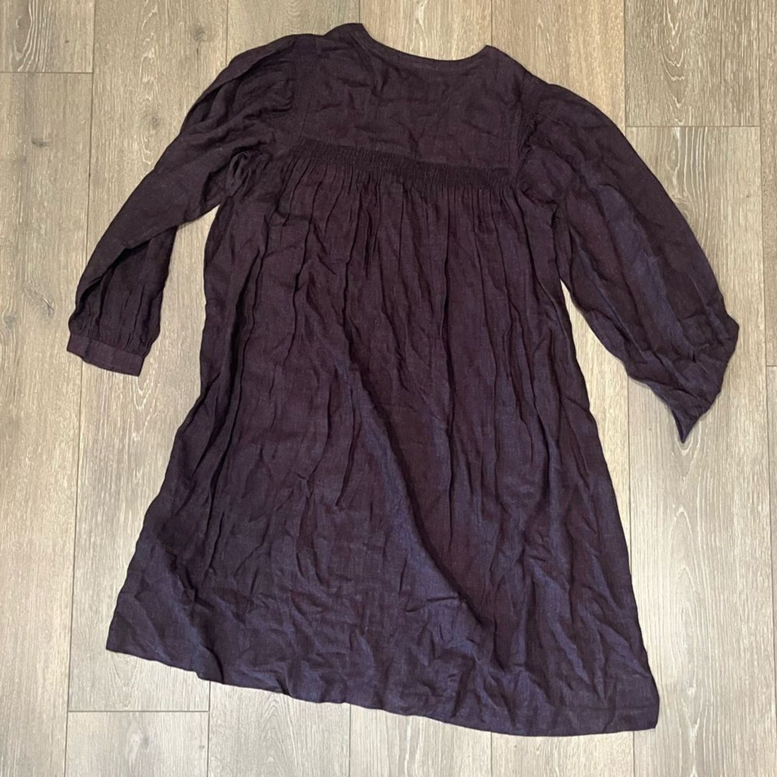 J. Jill J. Jill Plum Woven Knee Length Dress - Size S Size S / US 4 / IT 40 - 7 Thumbnail