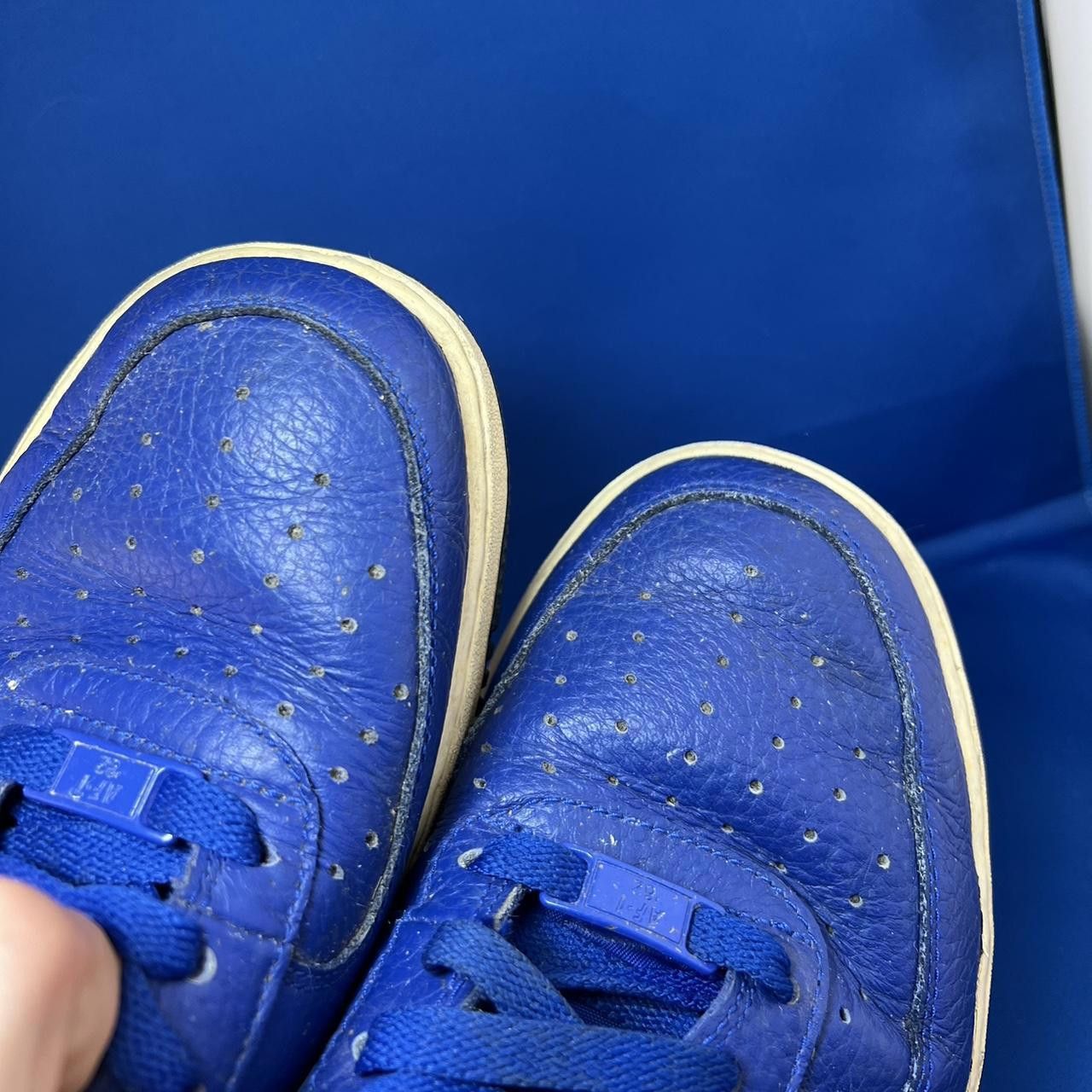 Nike Nike Air Force 1 Sneakers - Blue & Black - Classic 11.5 Size US 11.5 / EU 44-45 - 6 Thumbnail