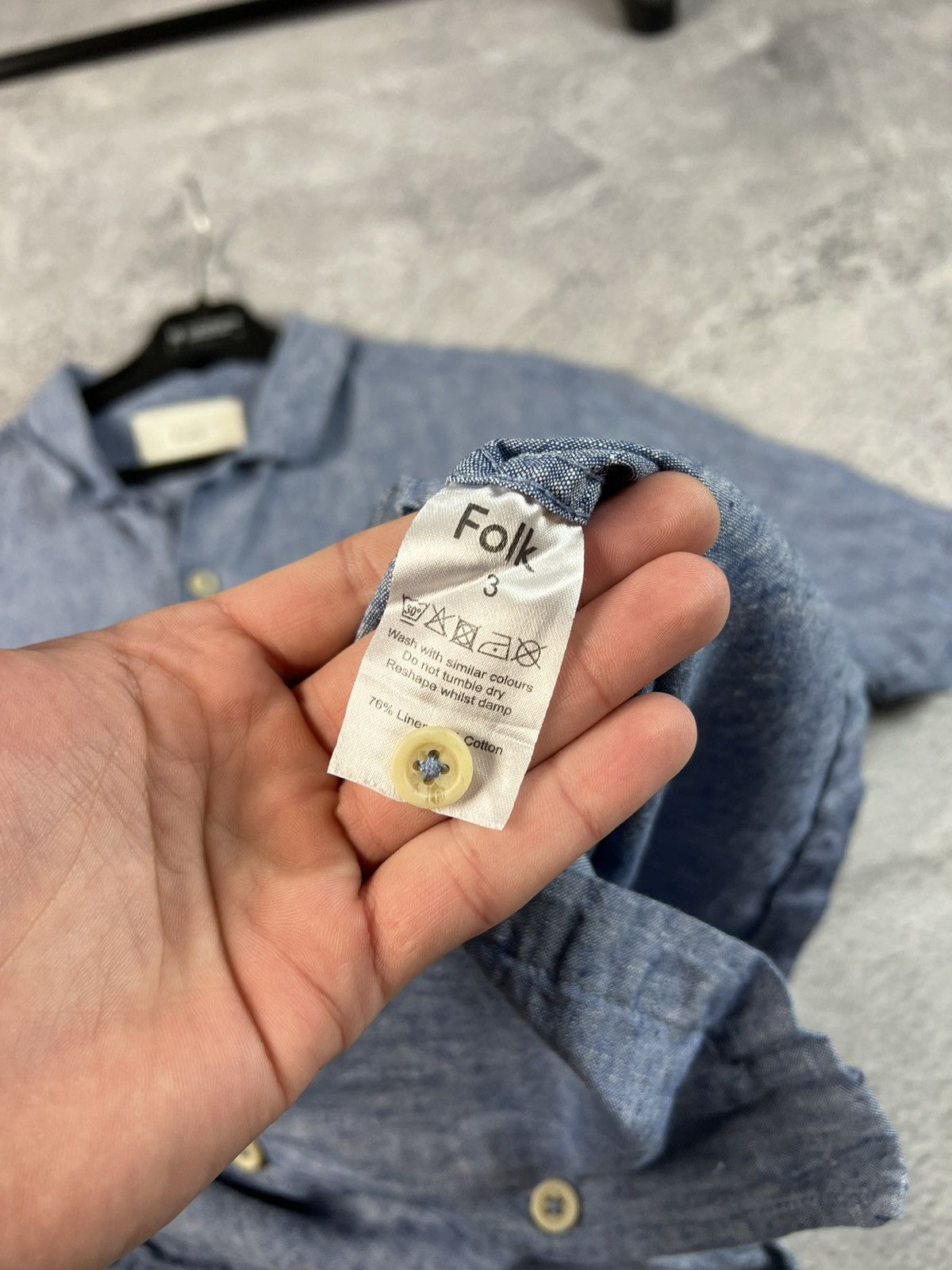 Folk Vintage Folk linen shirt Size US L / EU 52-54 / 3 - 6 Thumbnail
