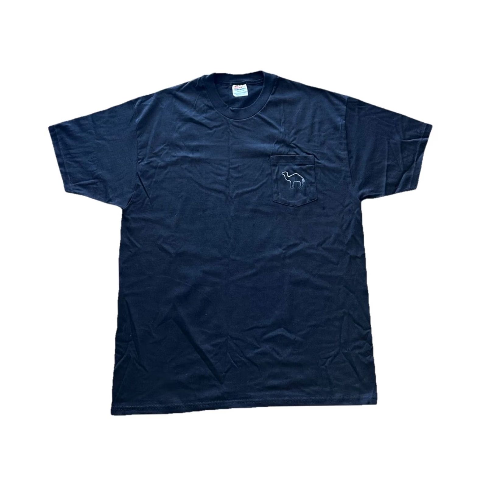Camel VINTAGE Camel 90s Pocket Tee Black XL Adult T-Shirt Mens Short Sleeve Crew Neck Eclipse Promo Size US XL / EU 56 / 4 - 3 Thumbnail