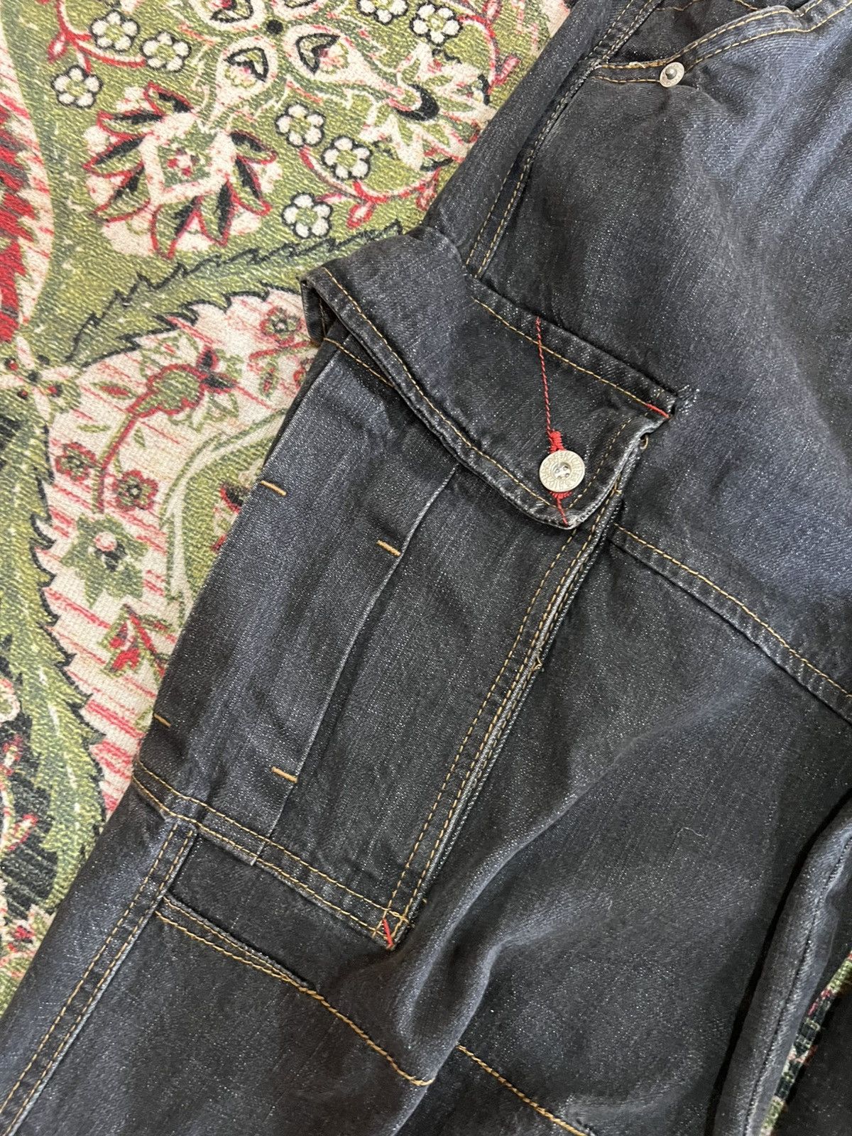 Japanese Brand Vintage Piko Baggy Hawaiian Cargo Jean Size US 34 / EU 50 - 8 Thumbnail