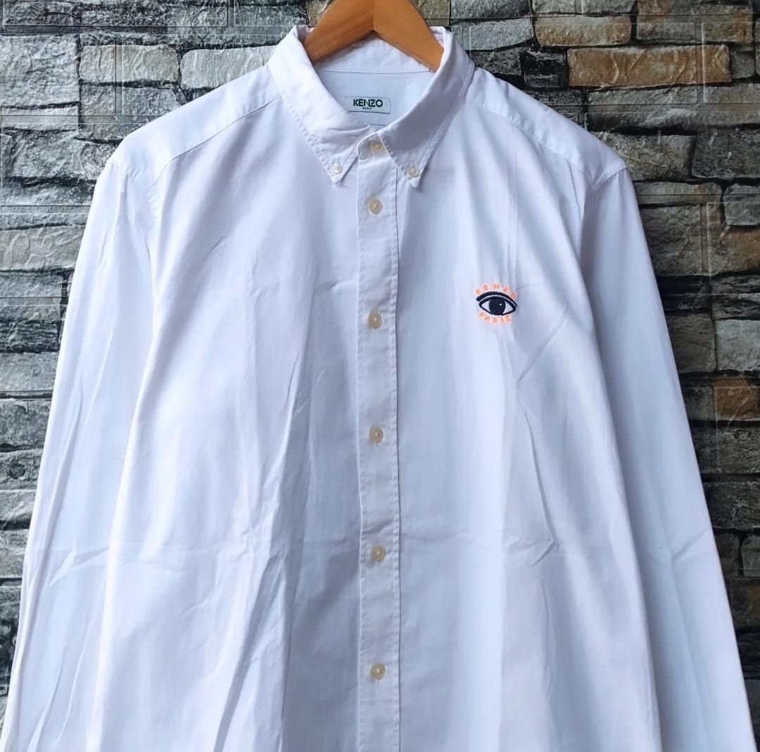 Kenzo KENZO Small Eye Long Sleeve Button Shirt Size US M / EU 48-50 / 2 - 2 Thumbnail