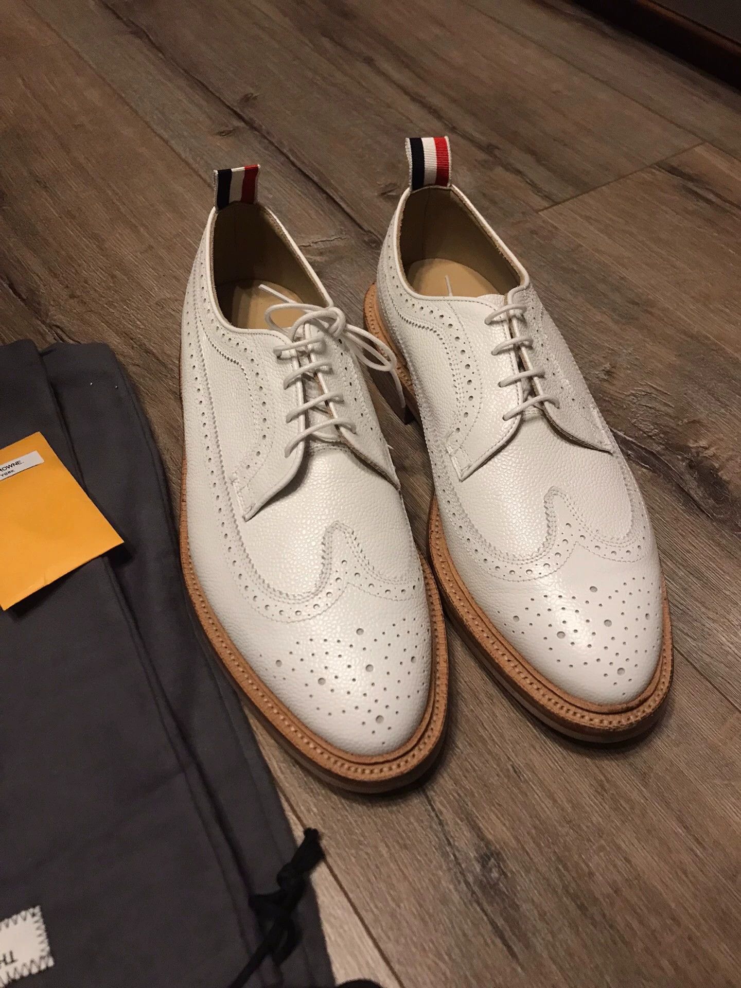 Thom Browne TB Baroque Carved Derby 44 EU leather NWT bag laces Size US 11 / EU 44 - 1 Thumbnail
