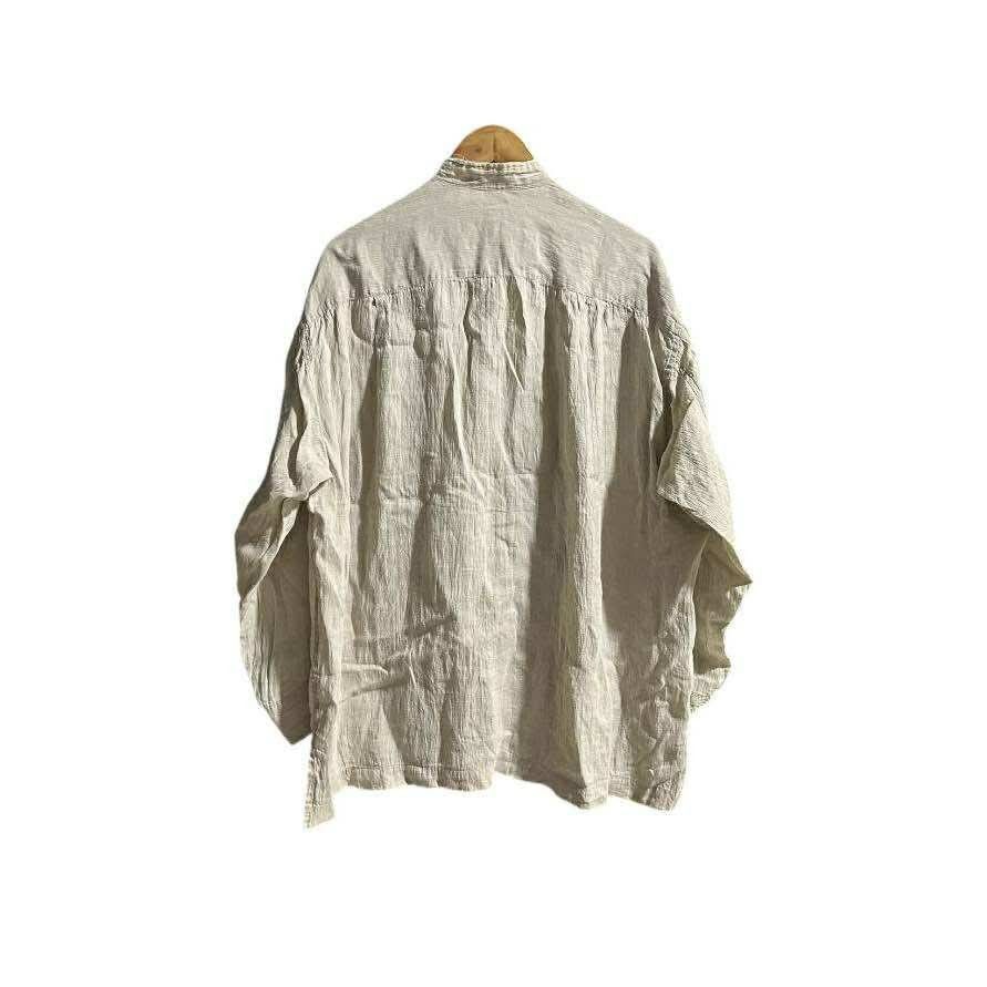 Issey Miyake 🔥Archived Vintage Issey Miyake Men Pleated Shirt Long Sleeve Size US XL / EU 56 / 4 - 13 Thumbnail