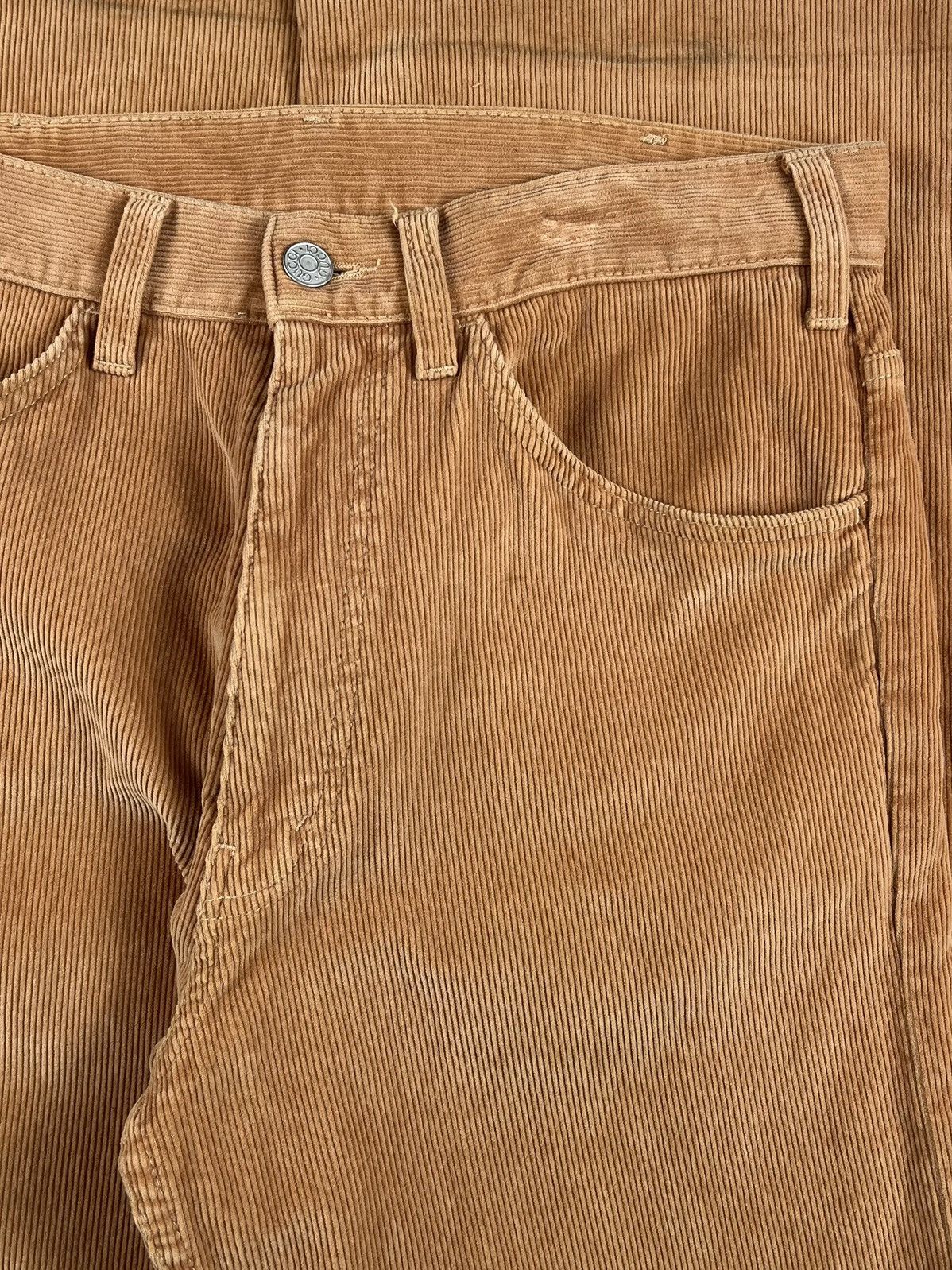 Gucci Gucci Tom Ford Leather Patch Wide Leg Flared Corduroy Jeans Size US 30 / EU 46 - 3 Thumbnail