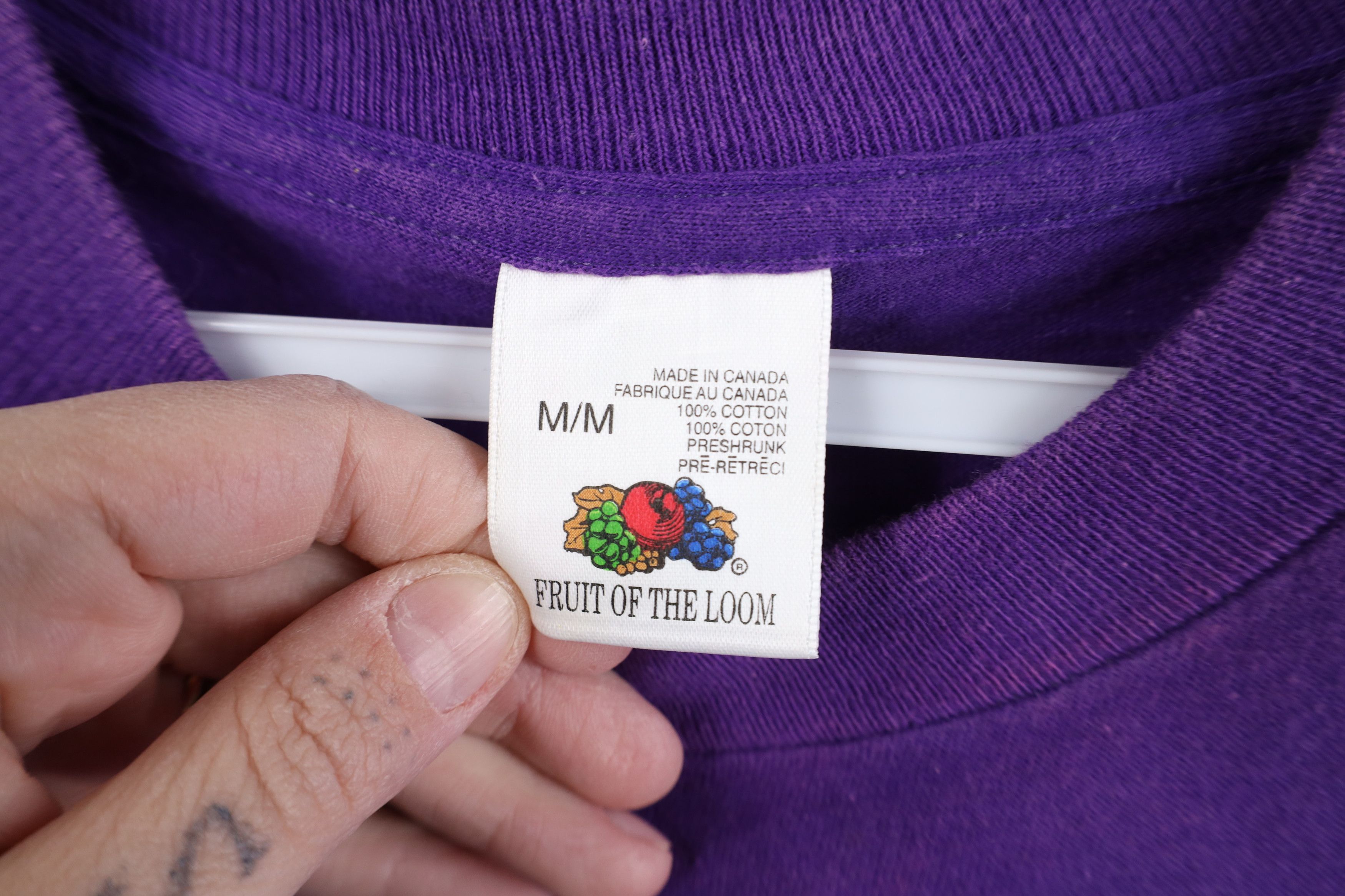 Vintage Vintage 90s Okanagan Wine Festival Canada T-Shirt Purple Size M / US 6-8 / IT 42-44 - 11 Thumbnail
