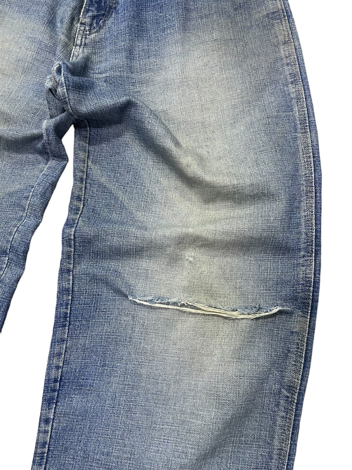 JNCO × Rap Tees KnoBetta Massive Baggy Distressed Y2K Rap Jeans Size US 34 / EU 50 - 11 Thumbnail