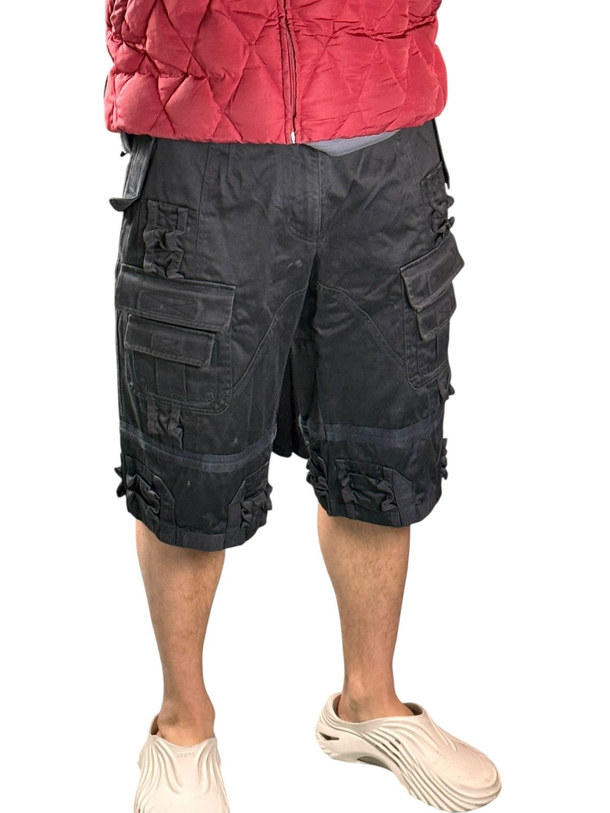 Dolce & Gabbana D&G BLACK UTILITY MULTIPOCKET SHORTS Size US 32 / EU 48 - 3 Thumbnail