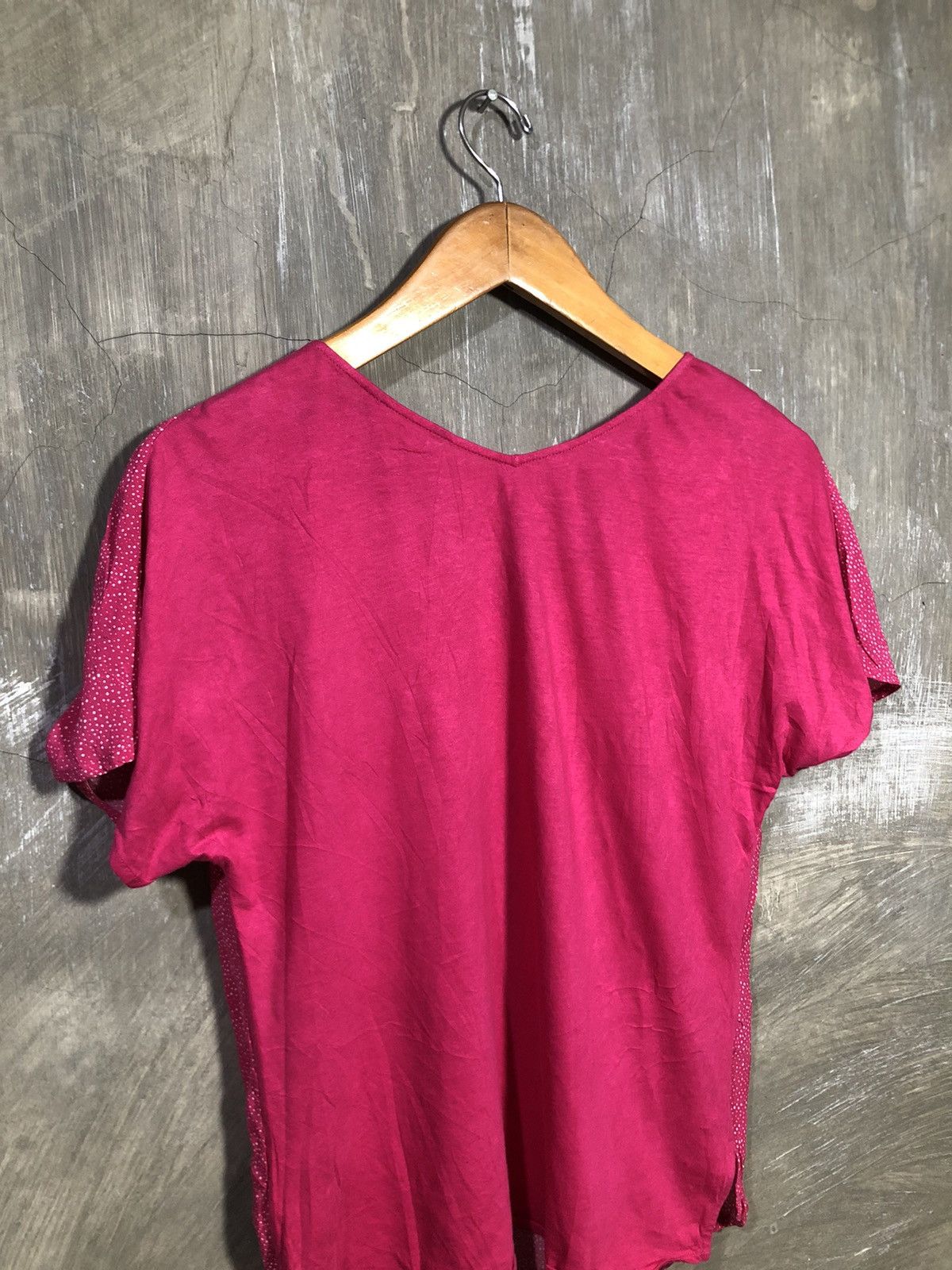Designer × Japanese Brand × Massimo Dutti Massimo Dutti Pink Tshirt Size S / US 4 / IT 40 - 7 Thumbnail