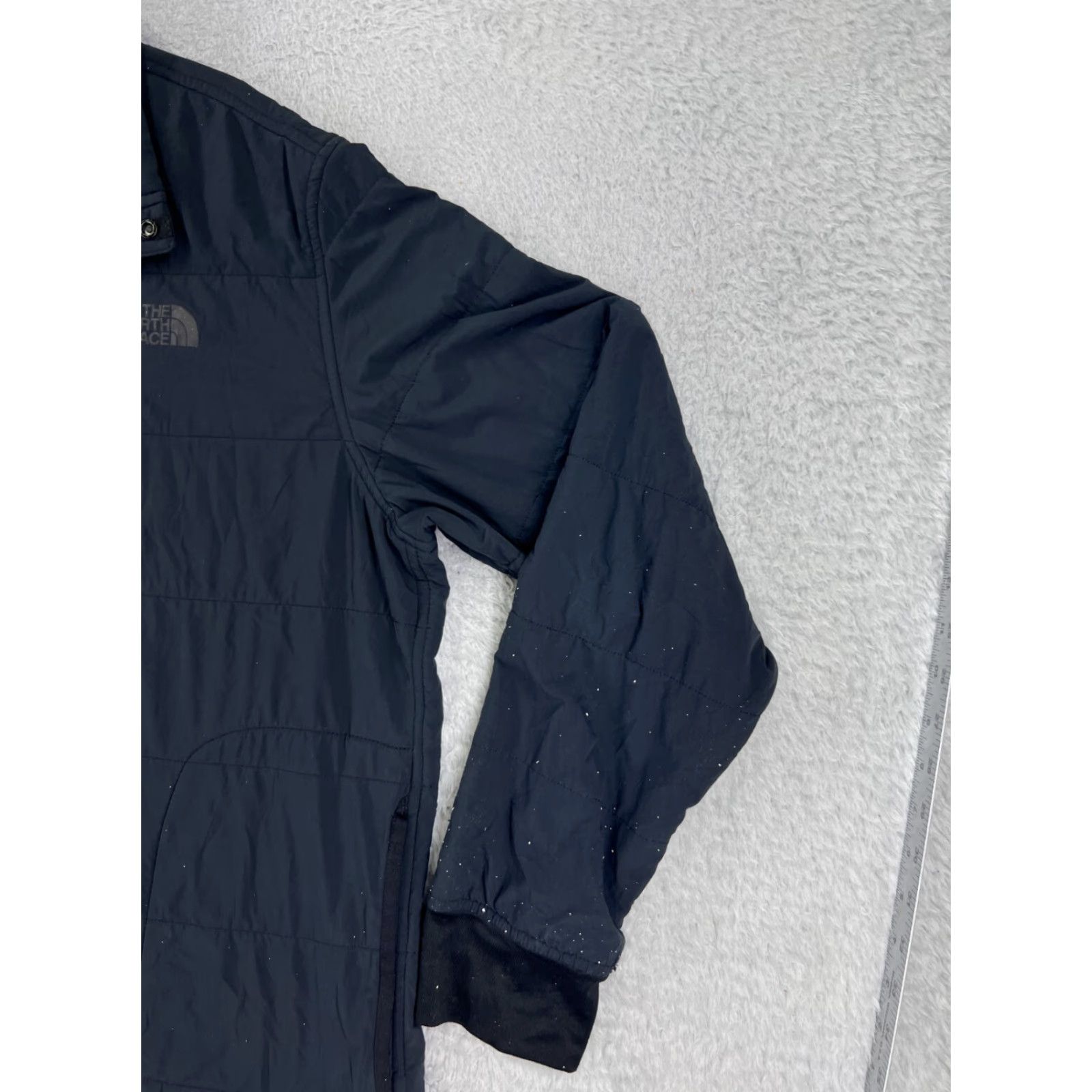 The North Face The North Face Sweater Mens XL Black 1/4 Button Pocket Polyester Knit Mock Neck Pullover Size US XL / EU 56 / 4 - 5 Thumbnail