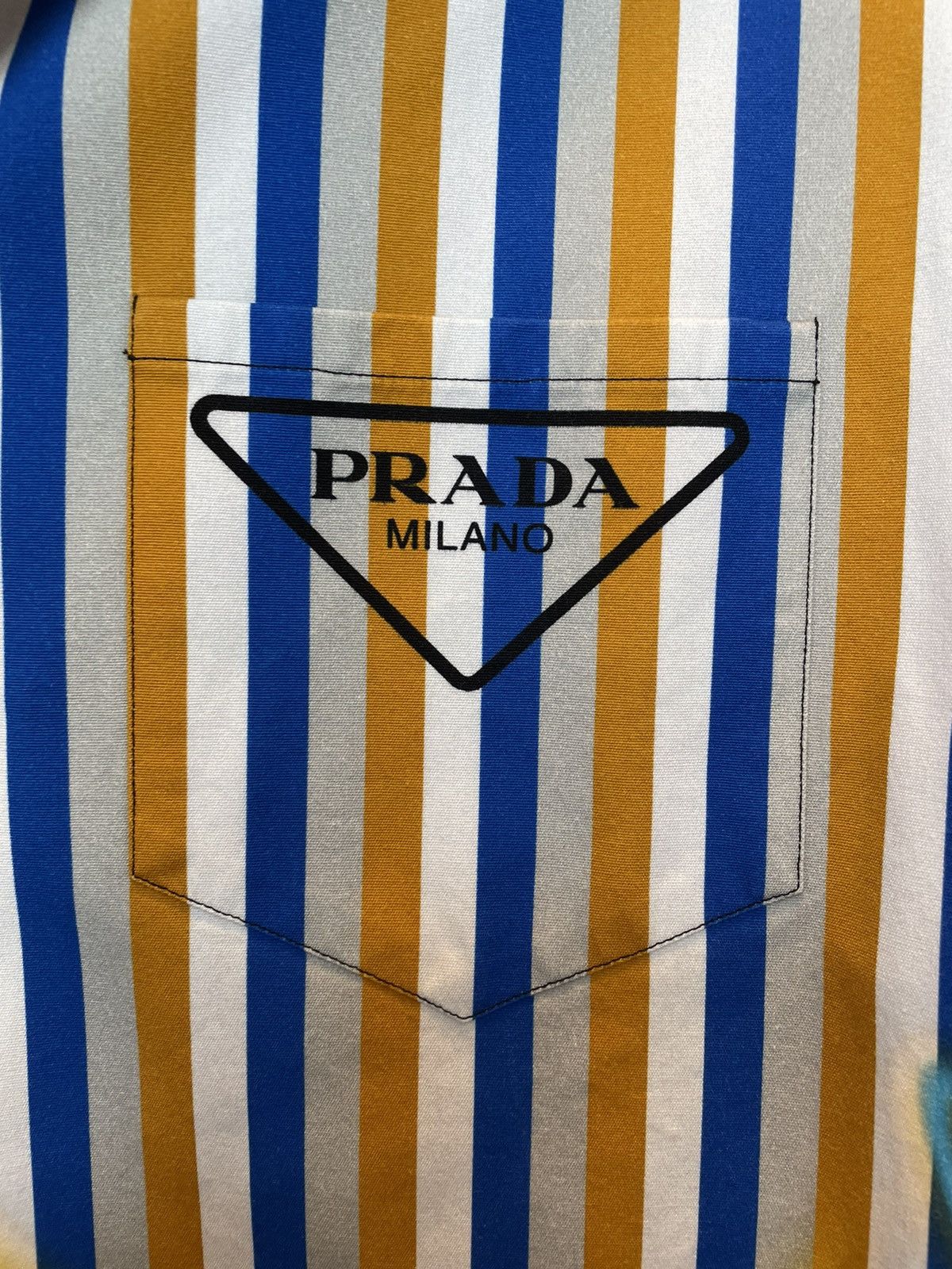 Prada Prada Double Match Flame Camp Collar Shirt Size US L / EU 52-54 / 3 - 2 Thumbnail