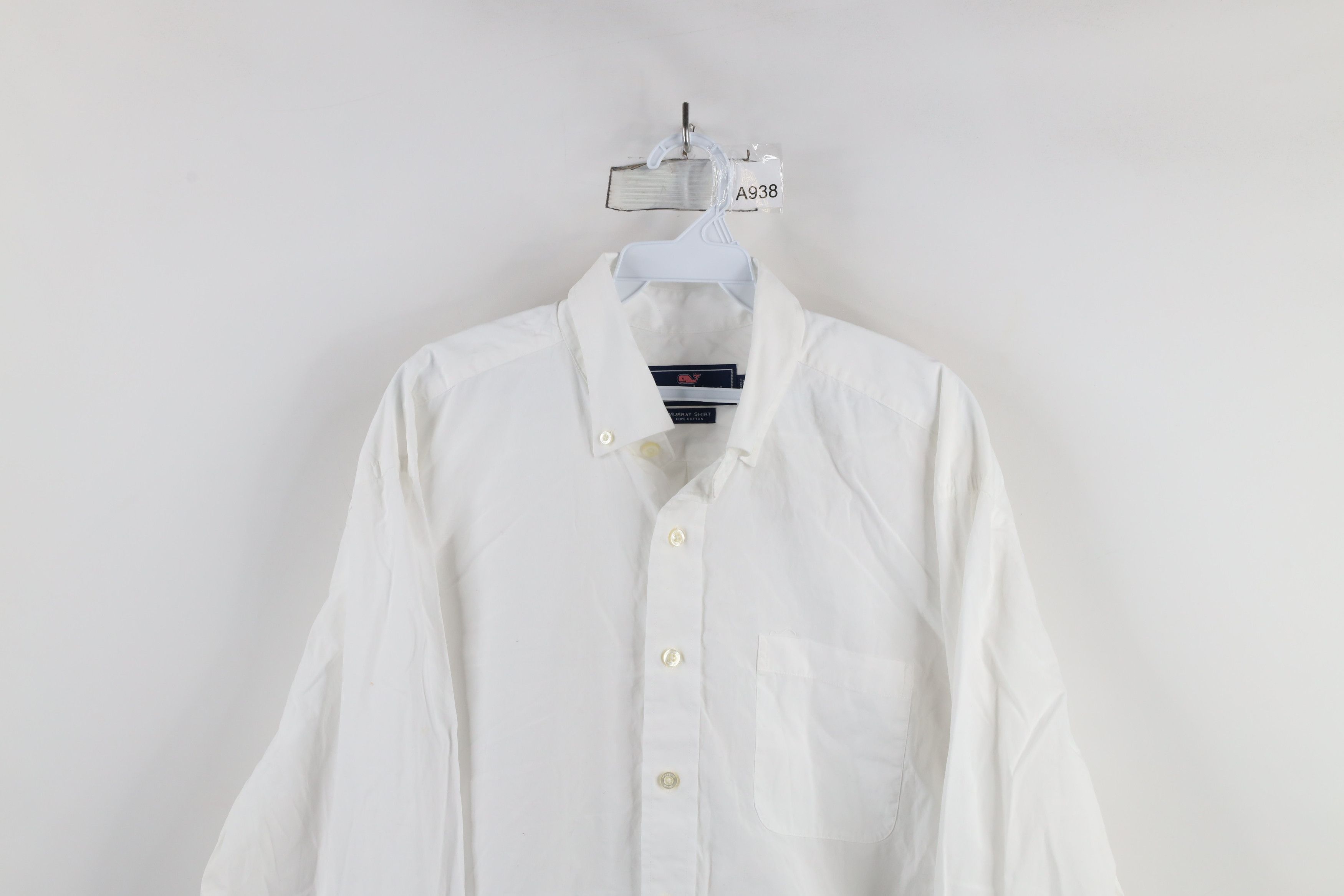 Vineyard Vines × Vintage Vineyard Vines Collared Button Down Shirt White Cotton Size US L / EU 52-54 / 3 - 2 Thumbnail