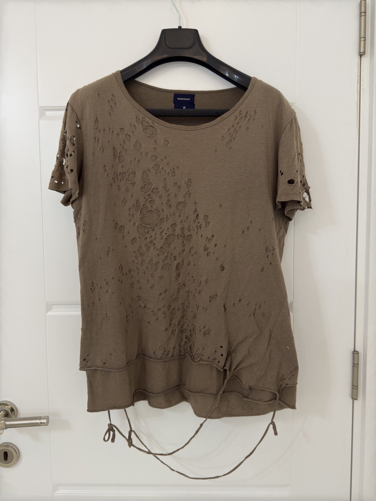 Maison MIHARA YASUHIRO Destroyed t-shirt Size US S / EU 44-46 / 1 - 1 Thumbnail