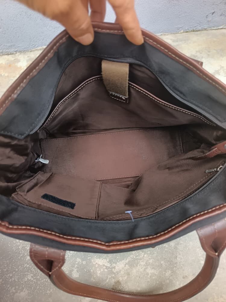 Takeo Kikuchi Takeo kikuchi leather canvas shouder bag Size ONE SIZE - 9 Thumbnail