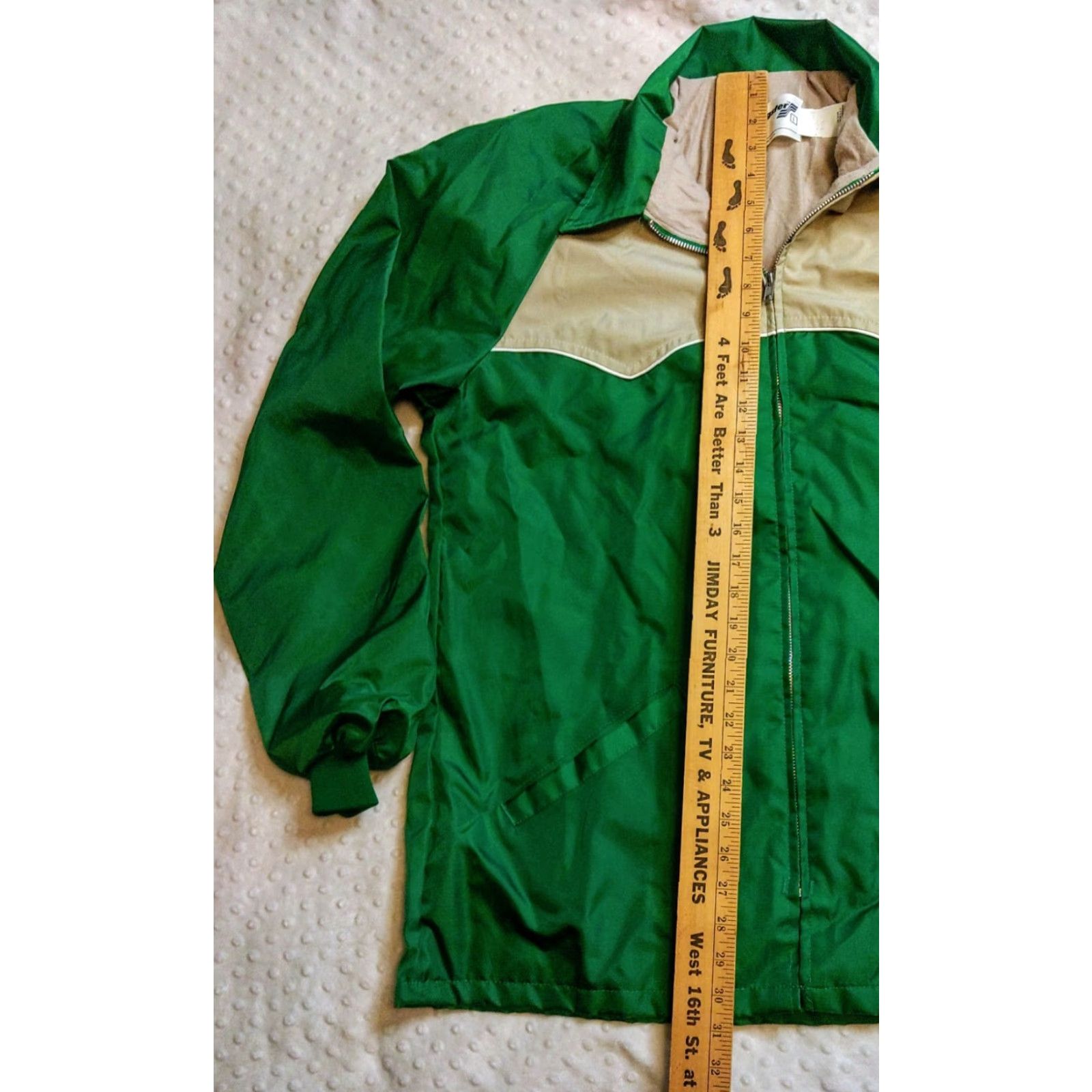 Vintage VINTAGE Swingster Jacket Windbreaker Green Tan Zip USA Regular Mens L Jacket Size US L / EU 52-54 / 3 - 8 Thumbnail