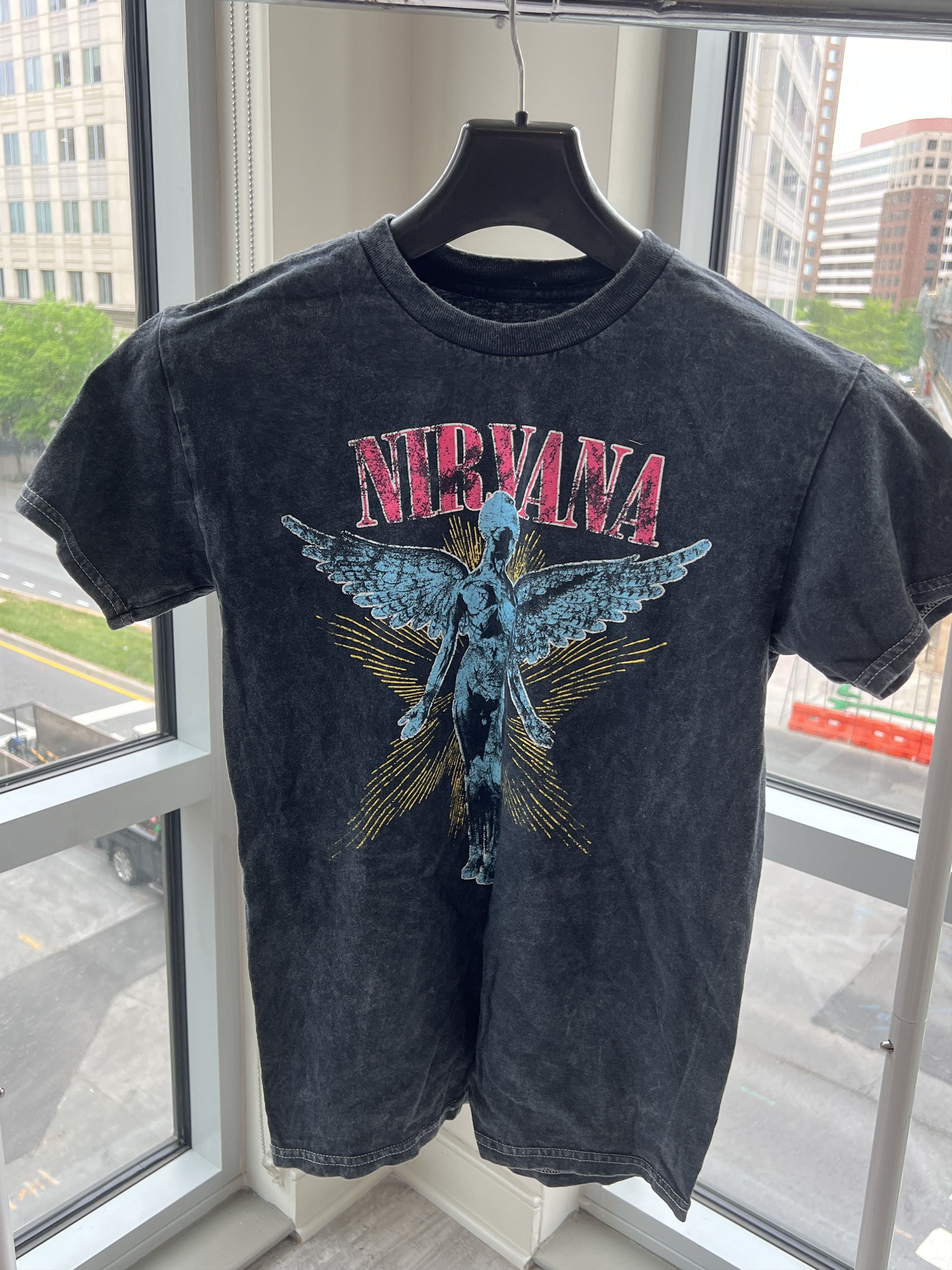 Nirvana Nirvana In Utero Graphic Tee Mineral Wash Charcoal Gray Band Size S / US 4 / IT 40 - 1 Thumbnail