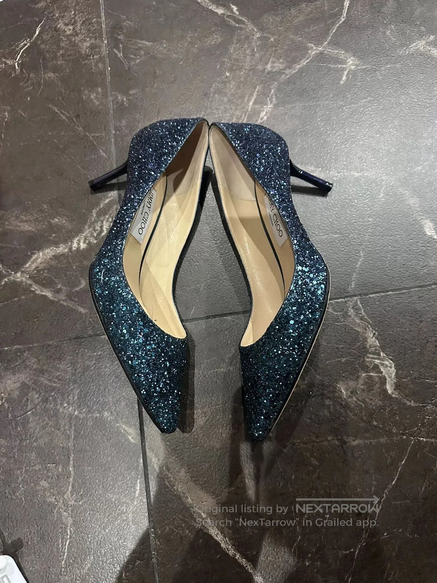 Jimmy Choo Jimmy Choo 39 Peacock Gradient Mid. Size US 8 / IT 38 - 4 Thumbnail