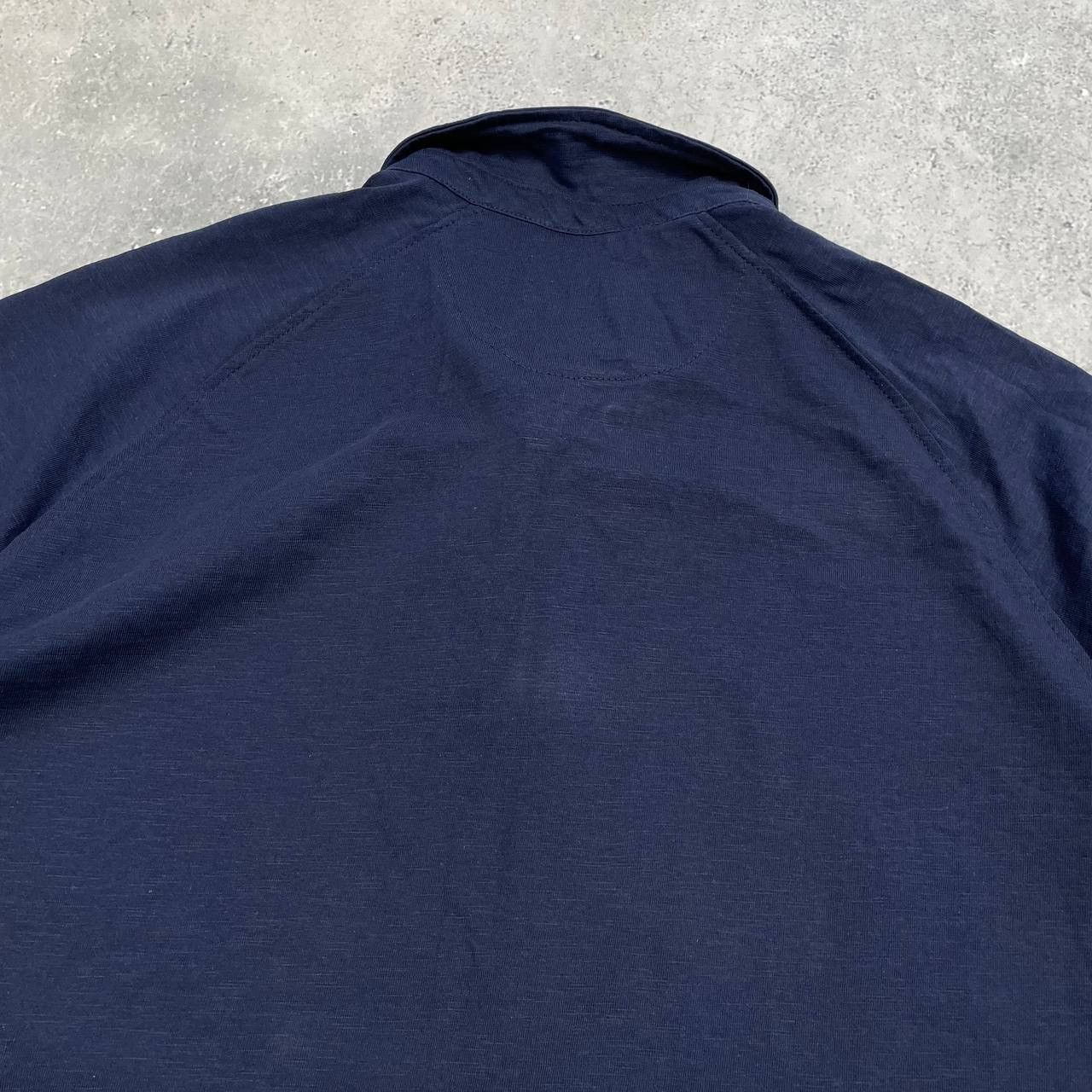 Folk Folk Three Button Cotton/ Viscose Polo Shirt Blue Size 5 XL Size US XL / EU 56 / 4 - 11 Thumbnail