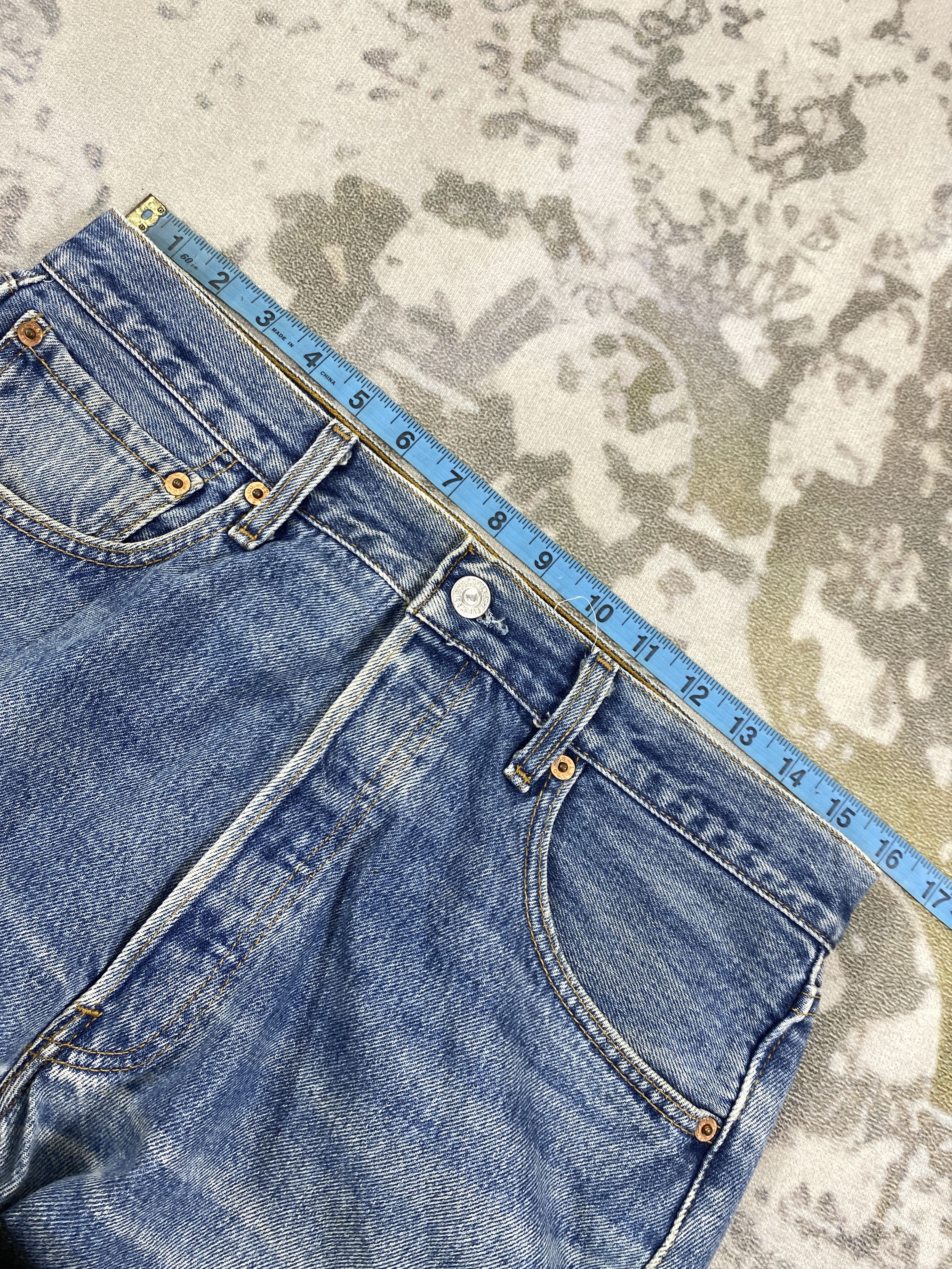 Levi's Faded Blue Vintage Levis 501 Jeans 32x14 - JN3034 Size US 32 / EU 48 - 4 Thumbnail