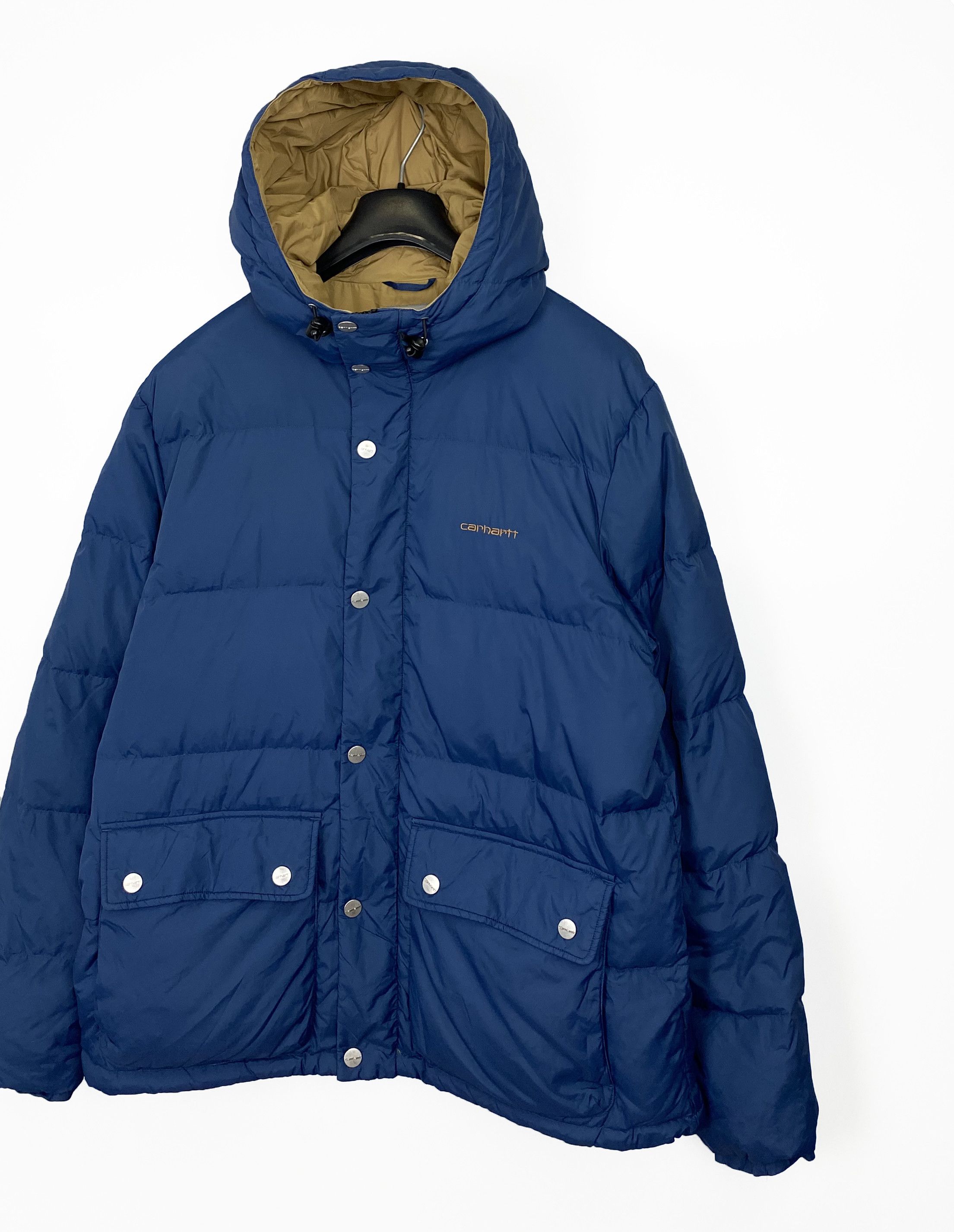Carhartt Raleigh Puffer Down Blue Jacket
