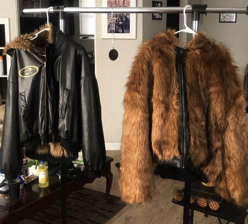 Homemade REVERSIBLE LEATHER / FUR (HOME MADE CUSTOM JACKET) Size US M / EU 48-50 / 2 - 2 Thumbnail