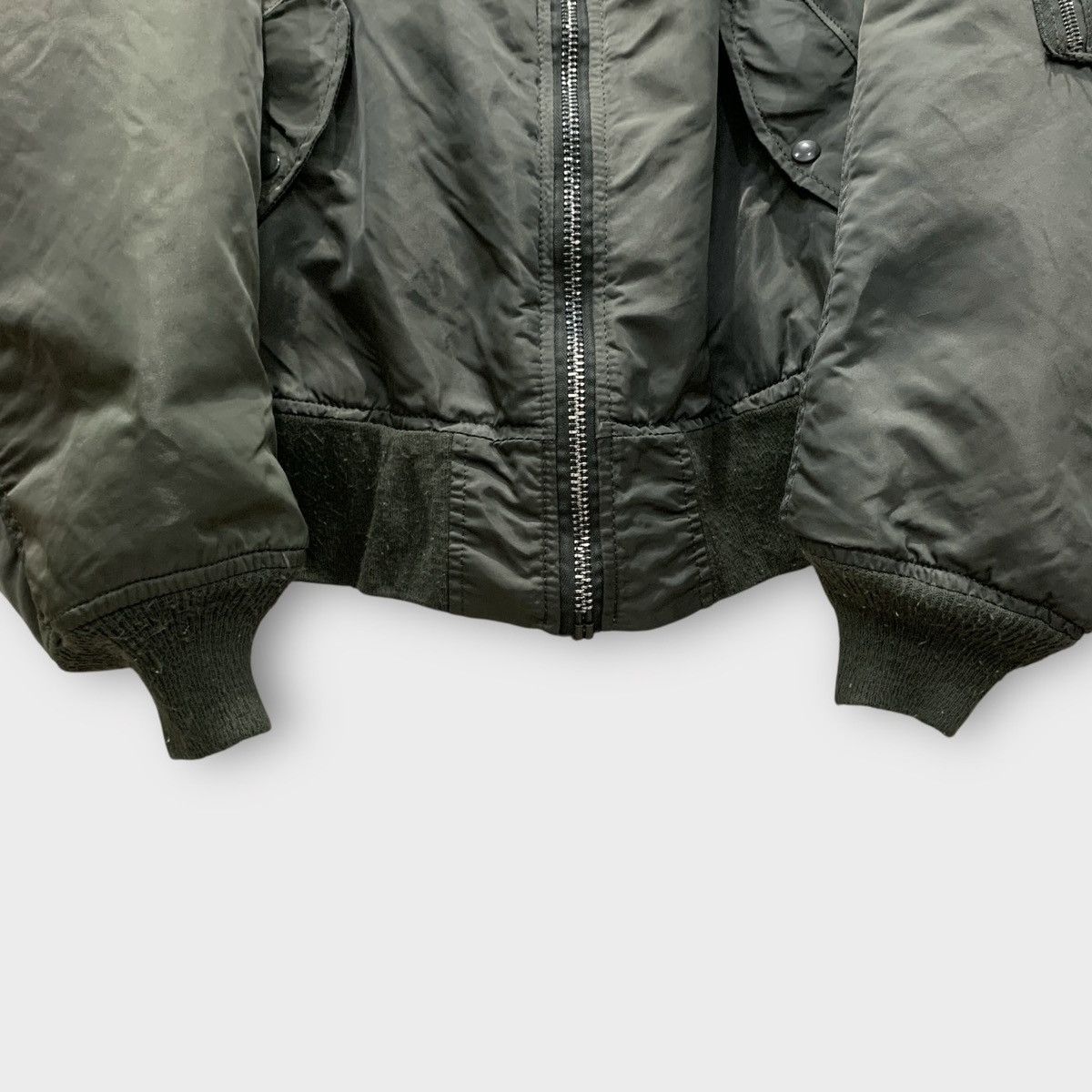 Alpha Industries VINTAGE USAF MA 1 FLIGHT BOMBER JACKET REVERSIBLE MILITARY Size US M / EU 48-50 / 2 - 11 Thumbnail