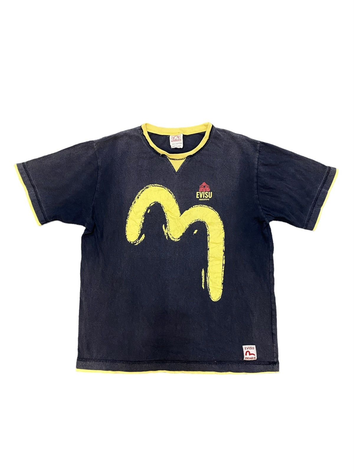 Evisu Vintage Evisu Font Logo Faded T-Shirt Size US M / EU 48-50 / 2 - 2 Thumbnail