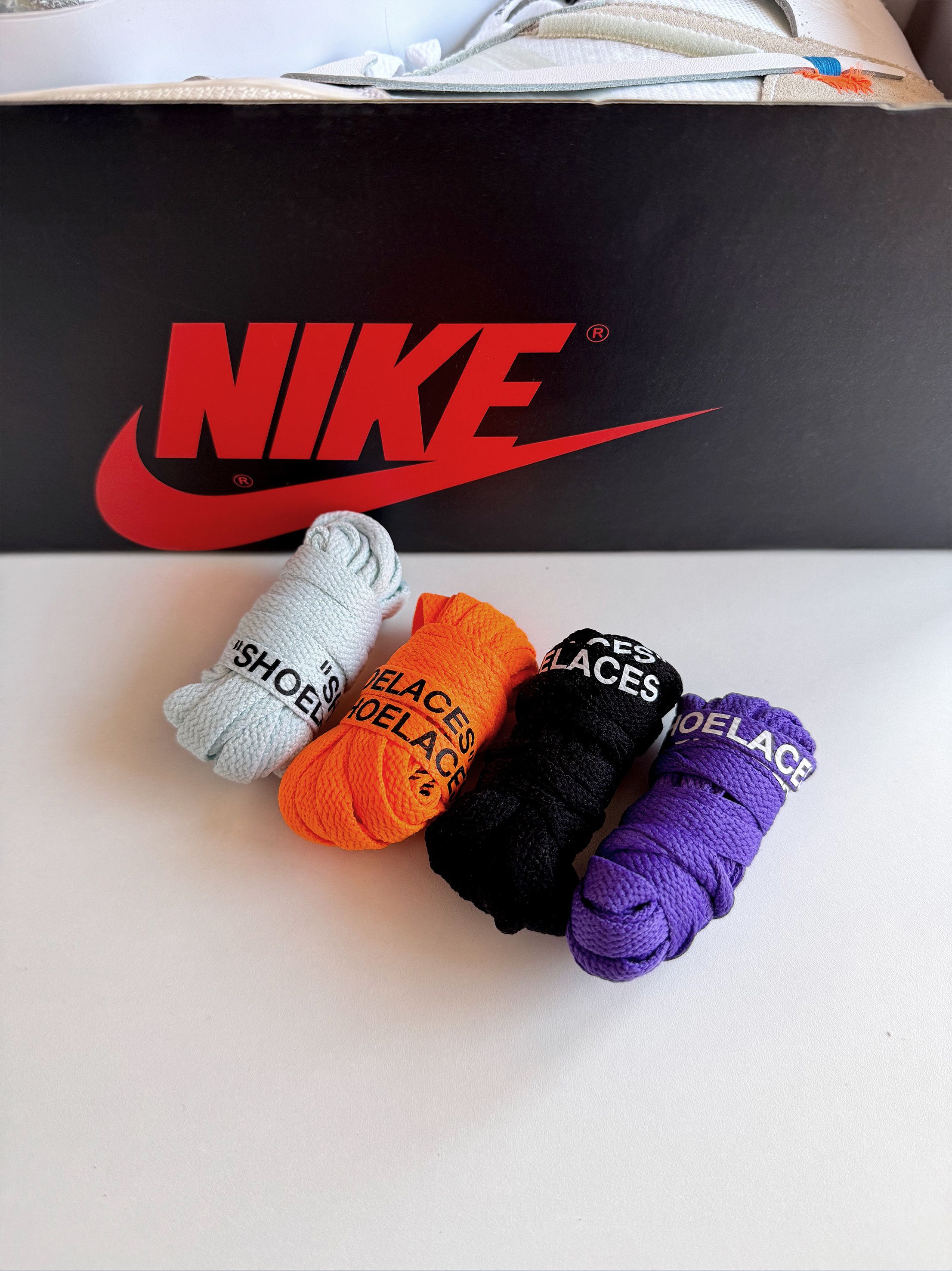 Jordan Brand × Off-White Air Jordan 1 Retro x Off-White (Virgil Abloh) Euro 17 Alaska Size US 13 / EU 46 - 15 Thumbnail