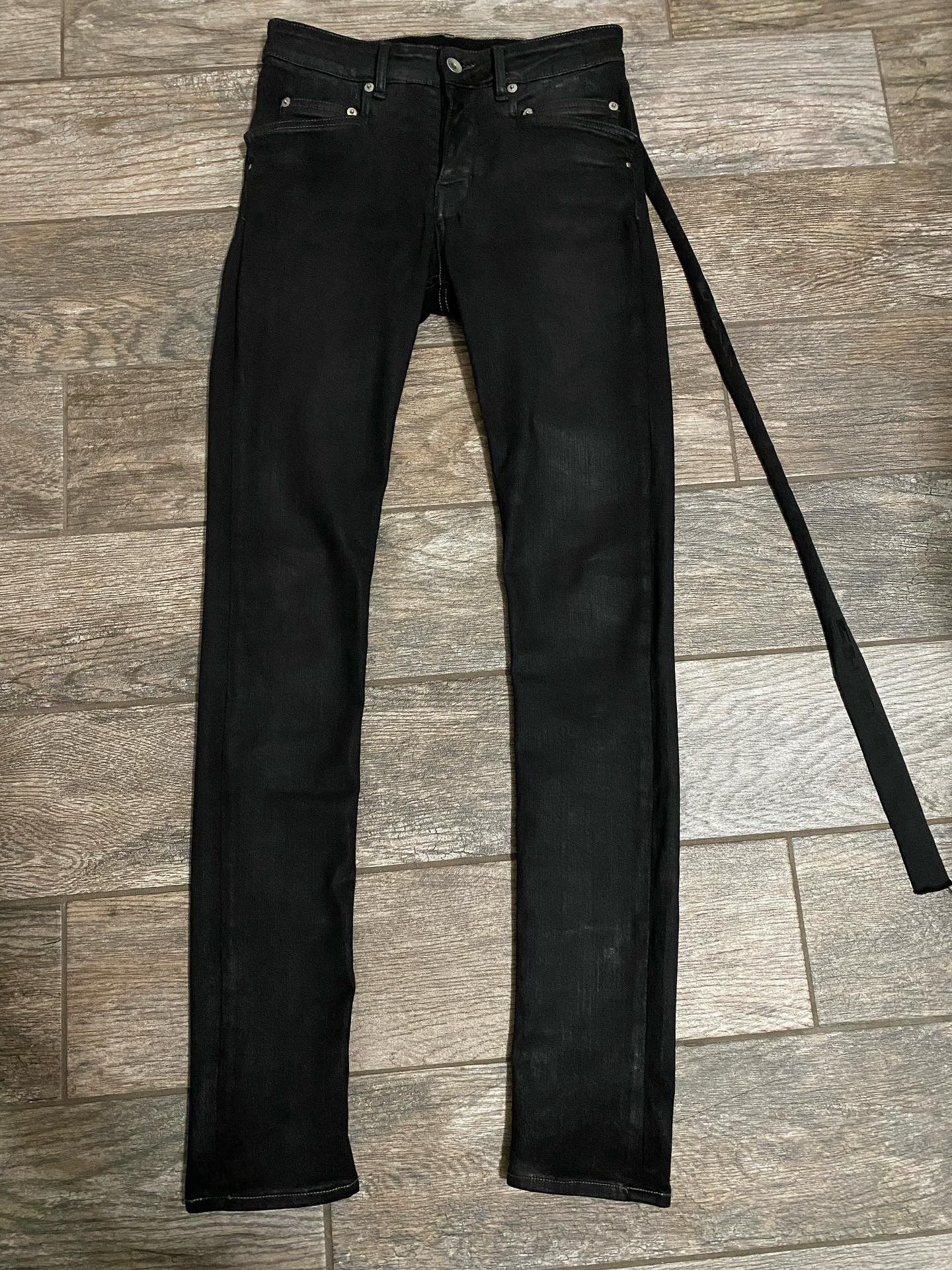 image of Rick Owens x Rick Owens Drkshdw Tyrone Cut Jeans Size 28 in Black, Men's
