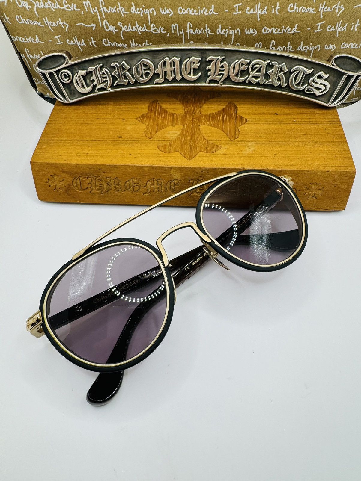 Chrome Hearts Chrome Hearts Preyank 2 Sunglasses Size ONE SIZE - 1 Thumbnail