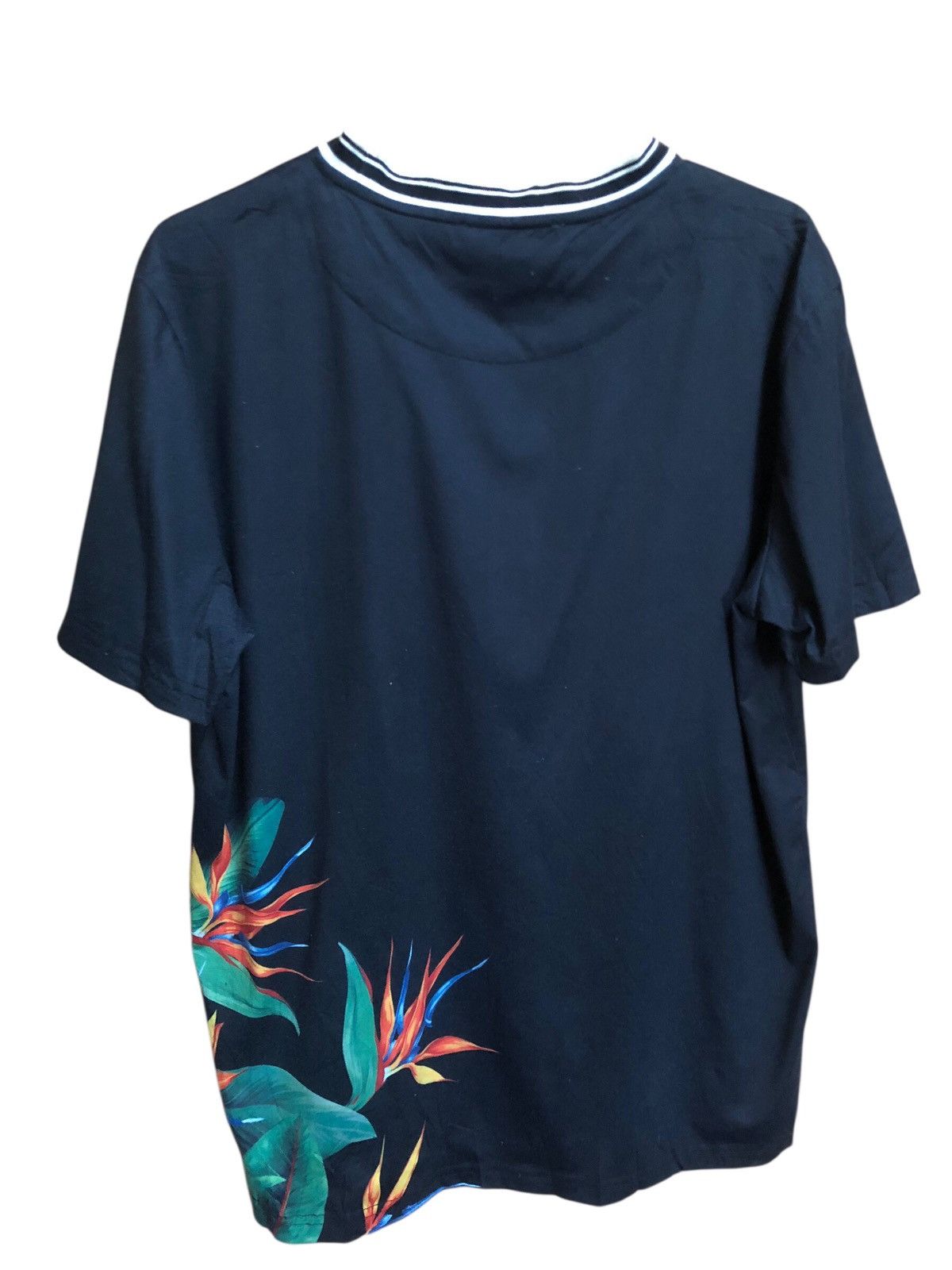 Dolce & Gabbana Dolce & Gabbana big logo floral motif T shirt Size US M / EU 48-50 / 2 - 2 Thumbnail