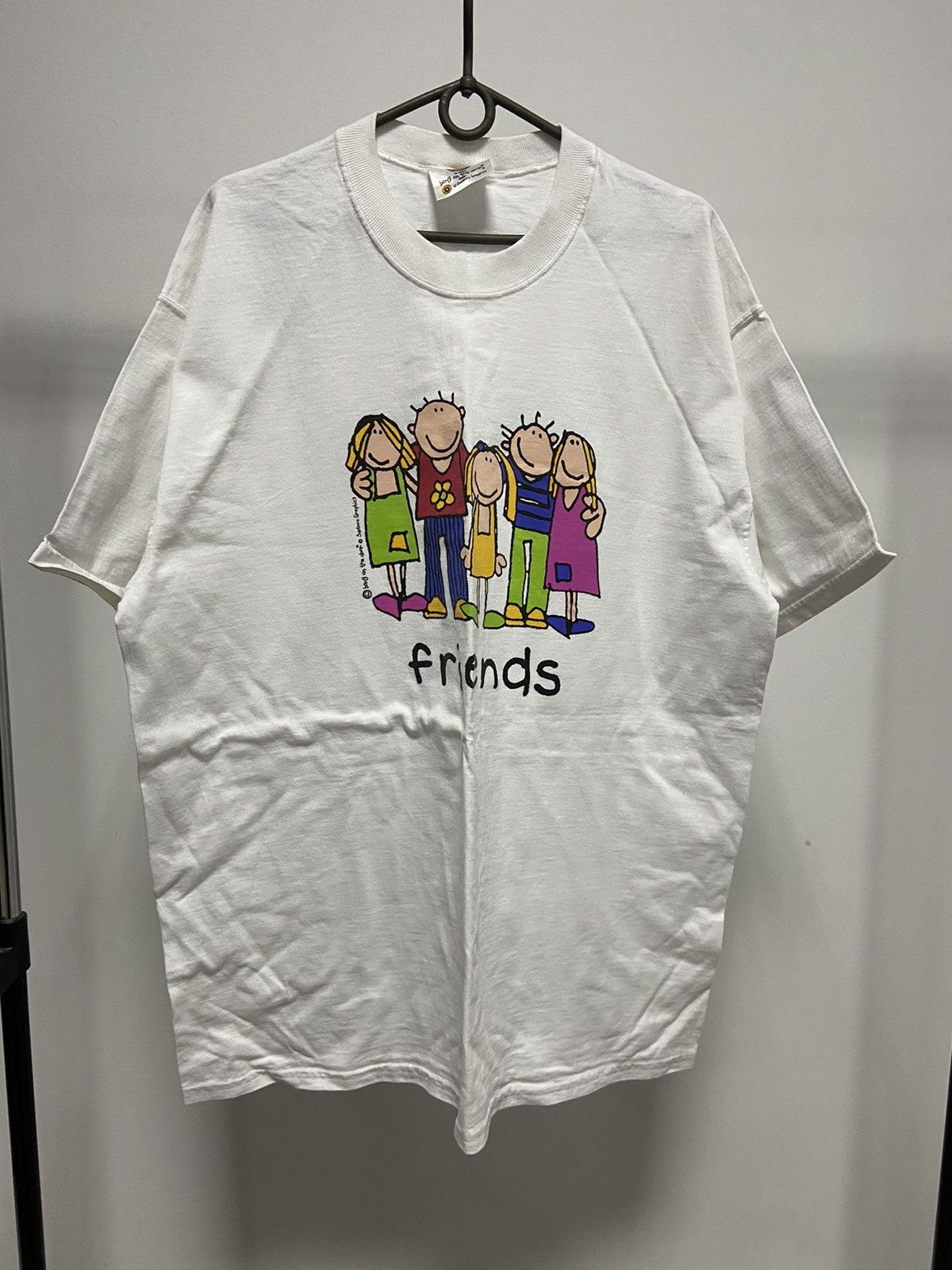 Designer × Vintage Friends bang on the door santoro graphics t shirt big logo Size US XL / EU 56 / 4 - 1 Thumbnail