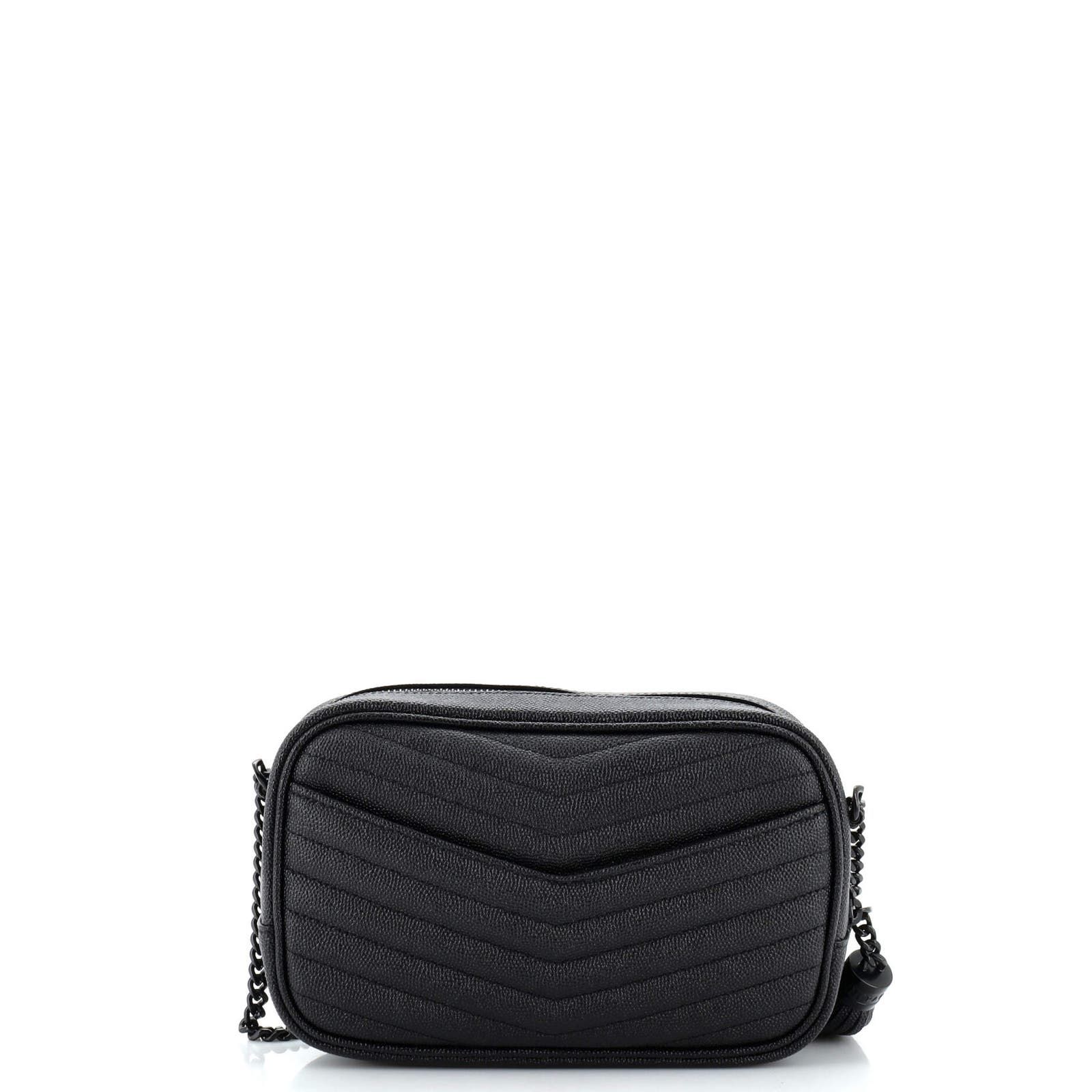 Yves Saint Laurent Lou Camera Bag Matelasse Chevron Leather Mini Size ONE SIZE - 3 Thumbnail