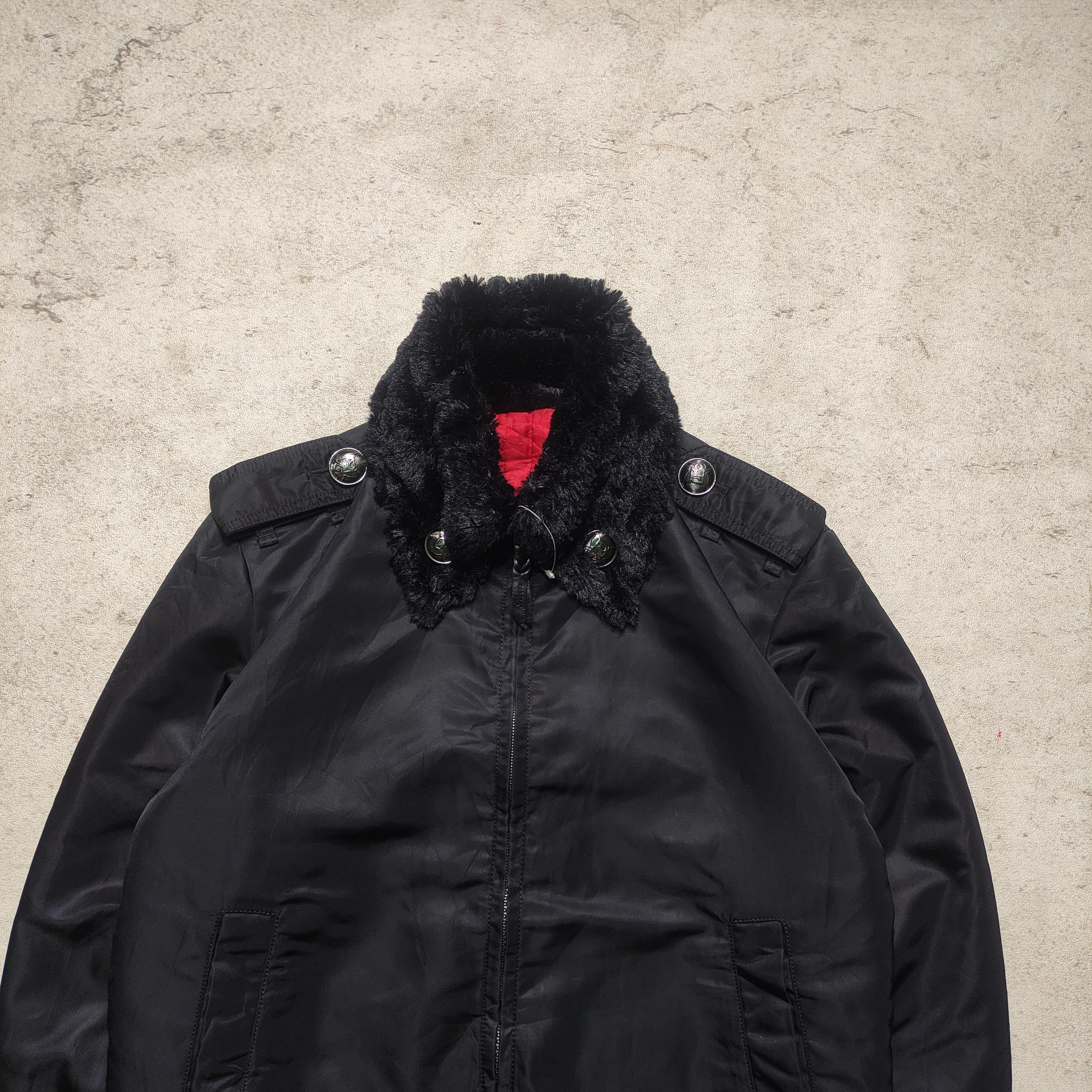 If Six Was Nine × Roen × Yasuyuki Ishii Roen Fur Military Jacket Japanese Brand Size US S / EU 44-46 / 1 - 5 Thumbnail
