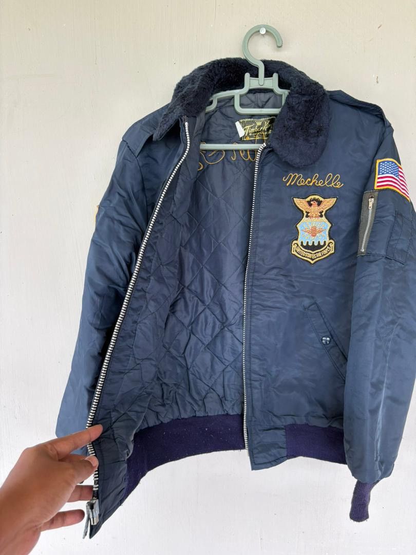 Vintage Vintage 90 MA-1 Flight Jacket USAF Tactical Air Command Size US XS / EU 42 / 0 - 4 Thumbnail