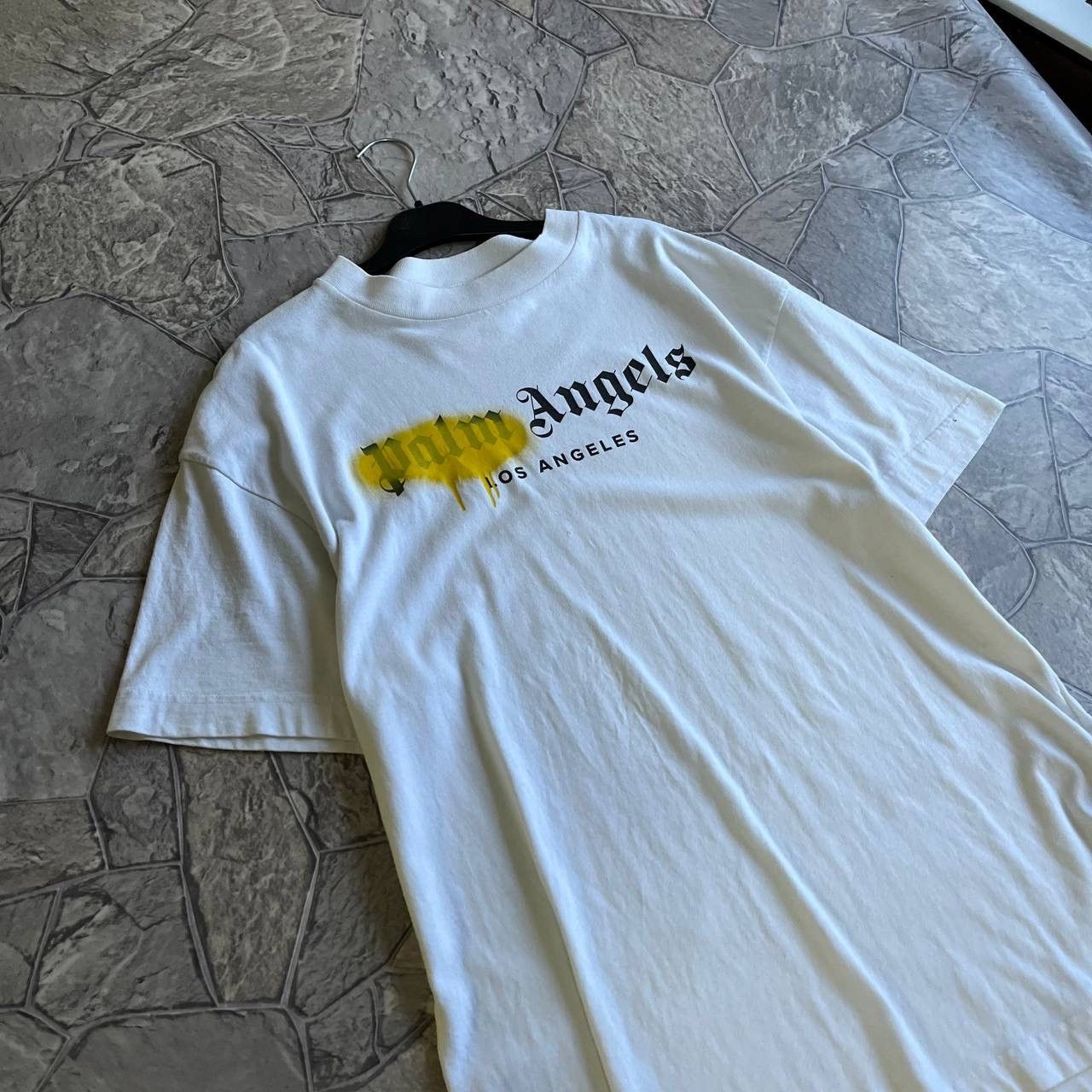 Palm Angels Palm Angels t-shirt tee big logo white Size US L / EU 52-54 / 3 - 3 Thumbnail