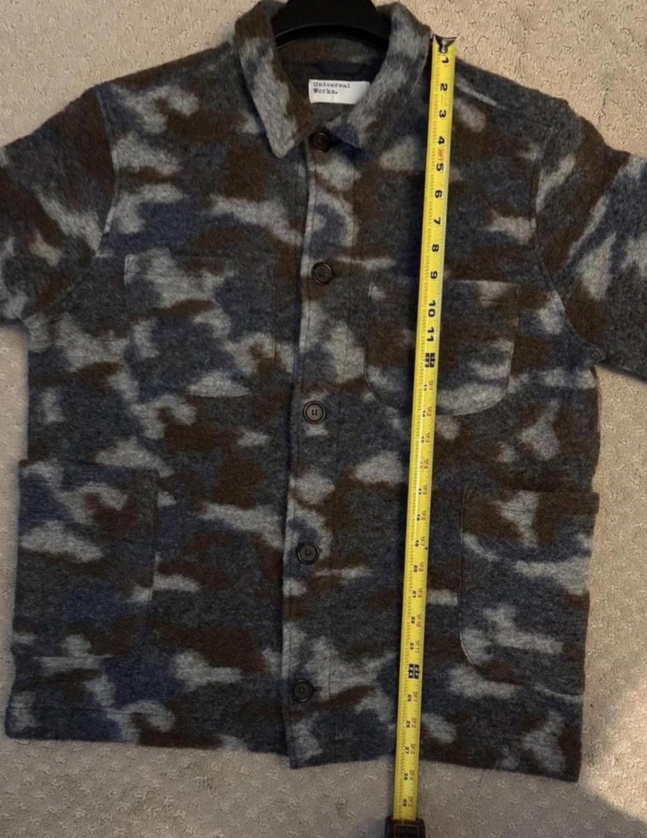 Universal Works Universal Works Lumber Jacker in Grey Wool Fleece, size L Size US L / EU 52-54 / 3 - 5 Thumbnail