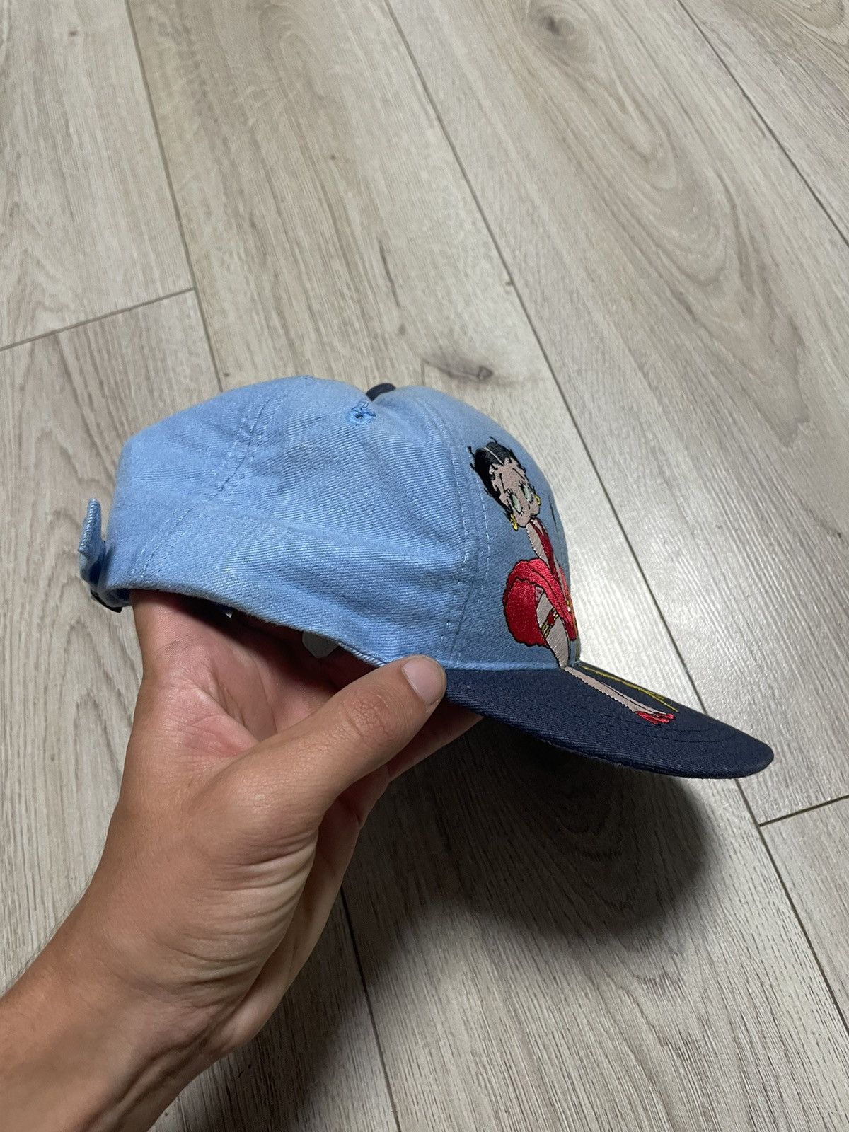 Vintage Vintage 90s Betty Boop On Tour Rare Cap Y2K Biker Hat Movie Size ONE SIZE - 2 Thumbnail