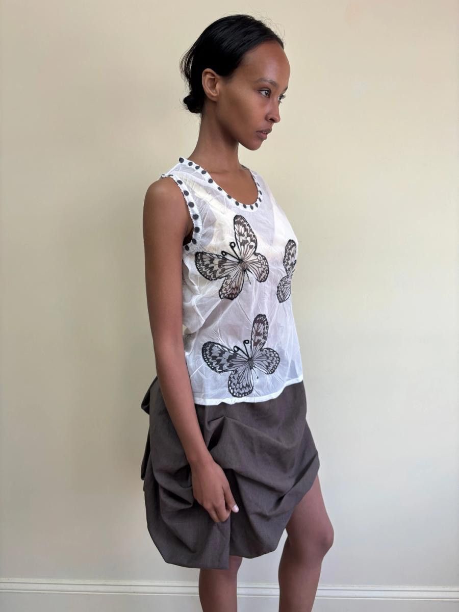 Issey Miyake 90s Yoshiki Hishinuma Issey Miyake butterfly pleated top Size M / US 6-8 / IT 42-44 - 2 Thumbnail