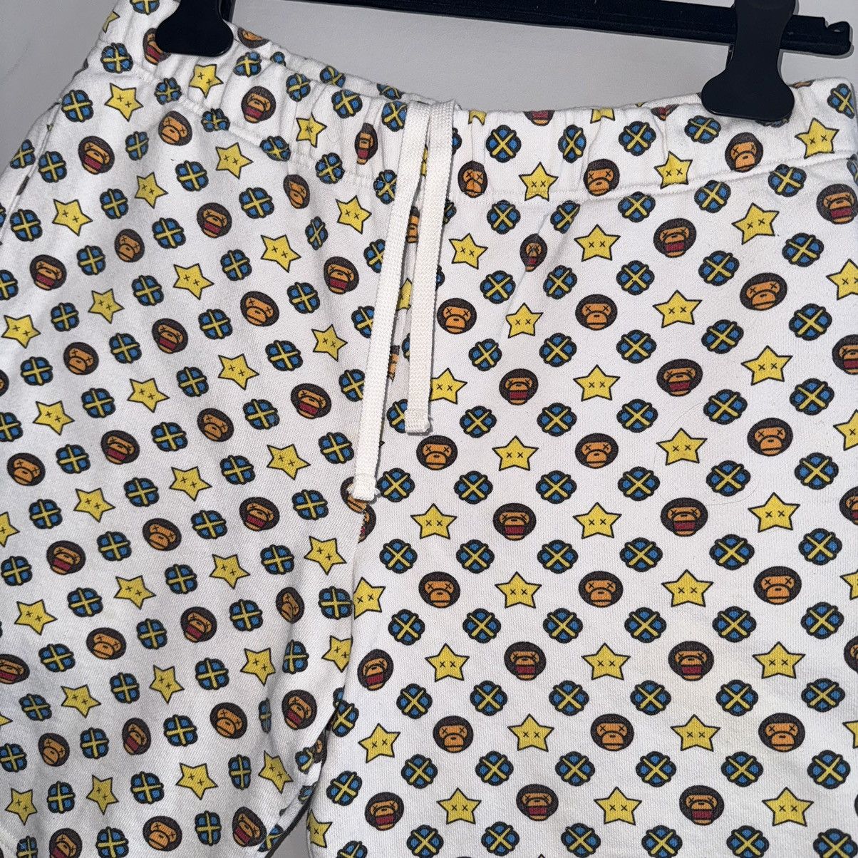 Bape × Kaws OG Bape x Kaws Baby Milo Monogram Sweat Shorts. Size US 28 / EU 44 - 2 Thumbnail