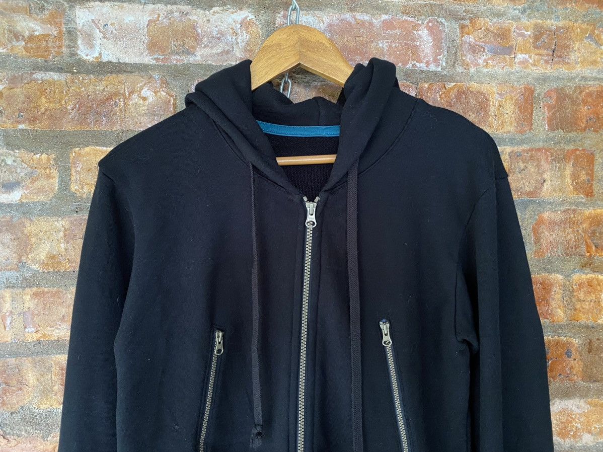 Japanese Brand Vtg Burn Out Japan loopwheel Dual Zipper Hoodie Size US M / EU 48-50 / 2 - 3 Thumbnail