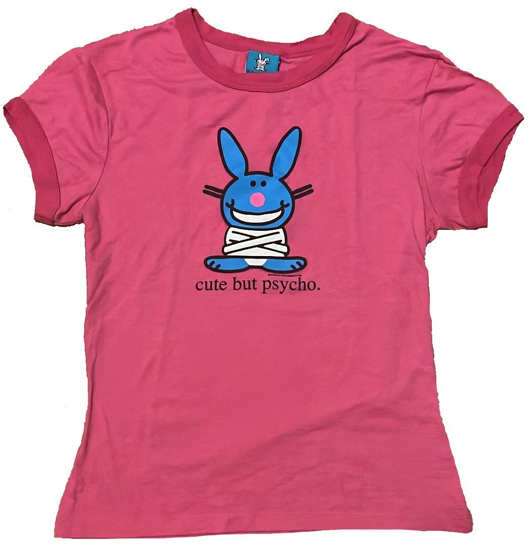 It’s Happy Bunny Jim Benton - Cute But Psycho T-Shirt