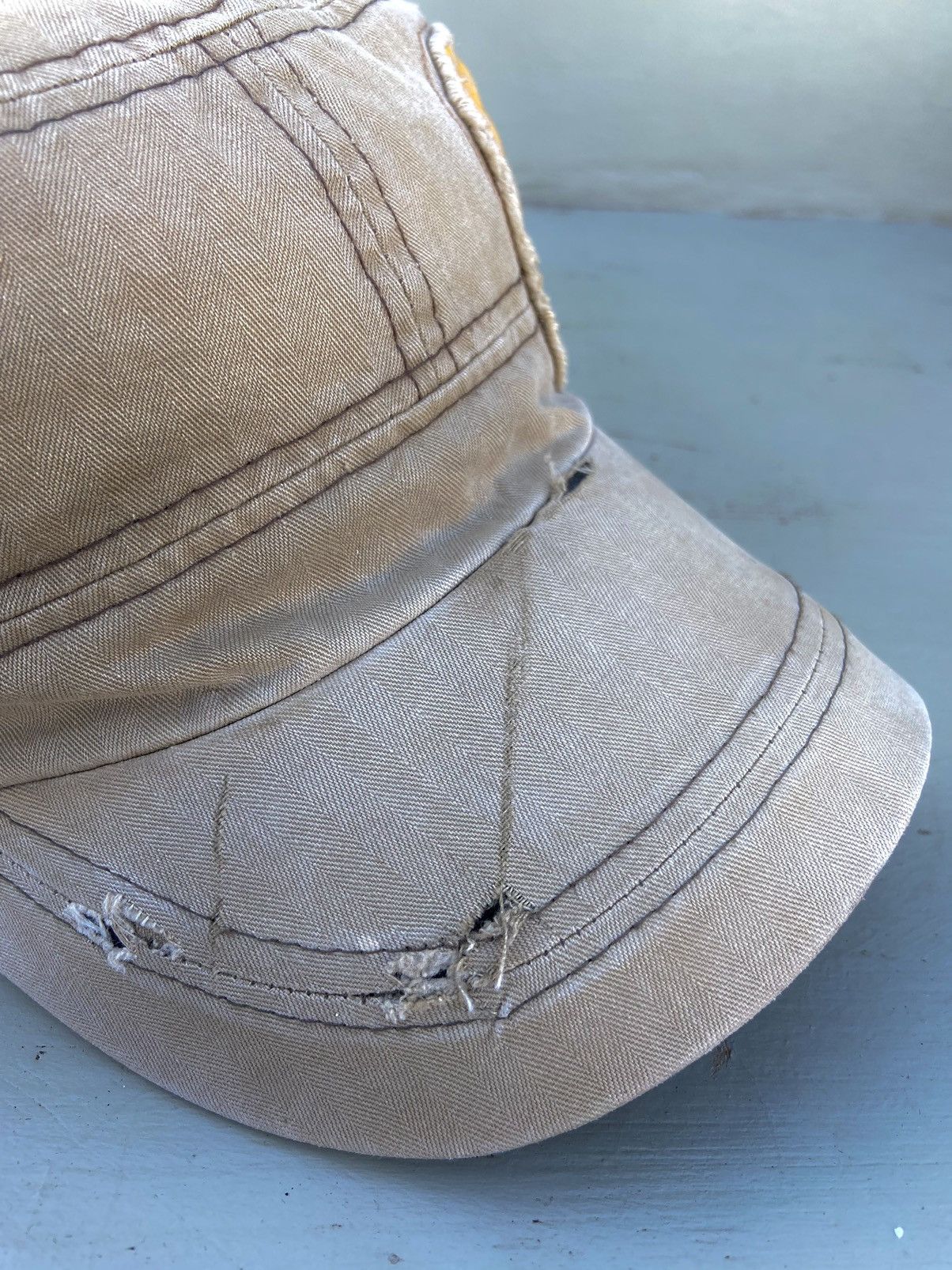 If Six Was Nine 2000s number six ditsetressed patrol hat Size ONE SIZE - 7 Thumbnail