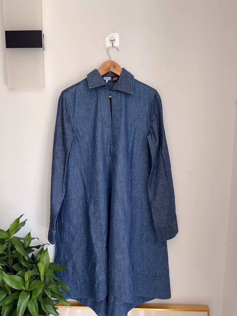 Loewe LOEWE Denim Dress, Size 34 Size XXS / US 00 / IT 34 - 1 Thumbnail