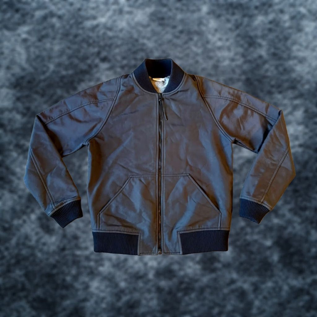 Nike Nike Bomber Jacket Charcoal/Black L Men Soft Shell Made in Italy Vintage? Size US L / EU 52-54 / 3 - 1 Thumbnail