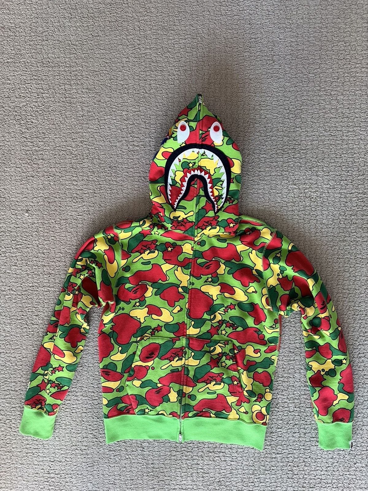 Bape Bape psych camo hoodie Size US L / EU 52-54 / 3 - 5 Thumbnail