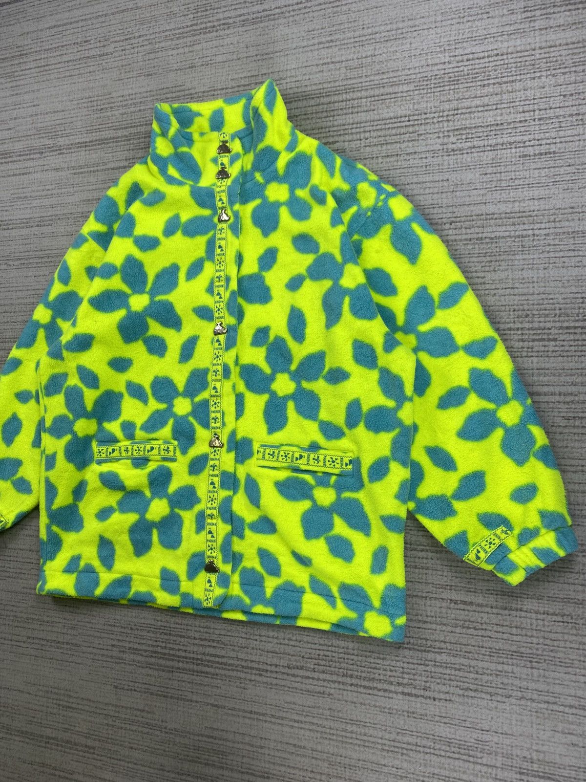Vintage Phenix Rare Abstract Flower Winter Season Jacket