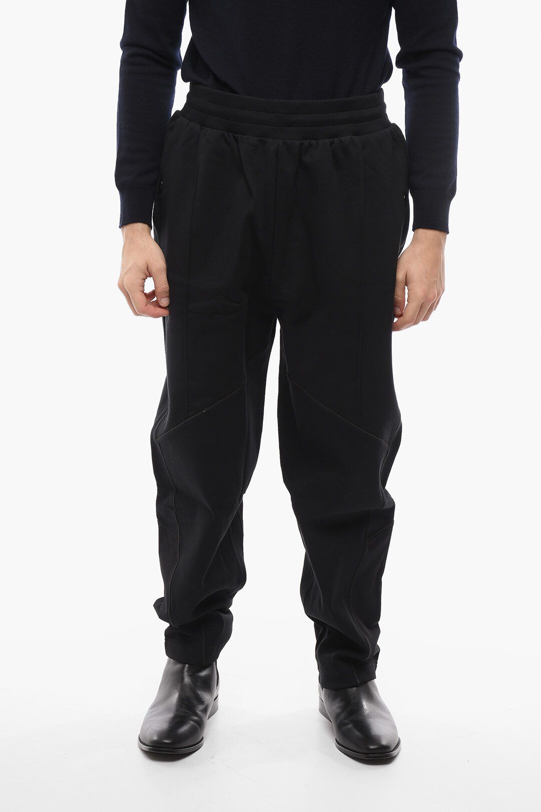 image of A Cold Wall Og1Mm0423 Cotton Sweatpants & Joggers In Black, Men's (Size 30)