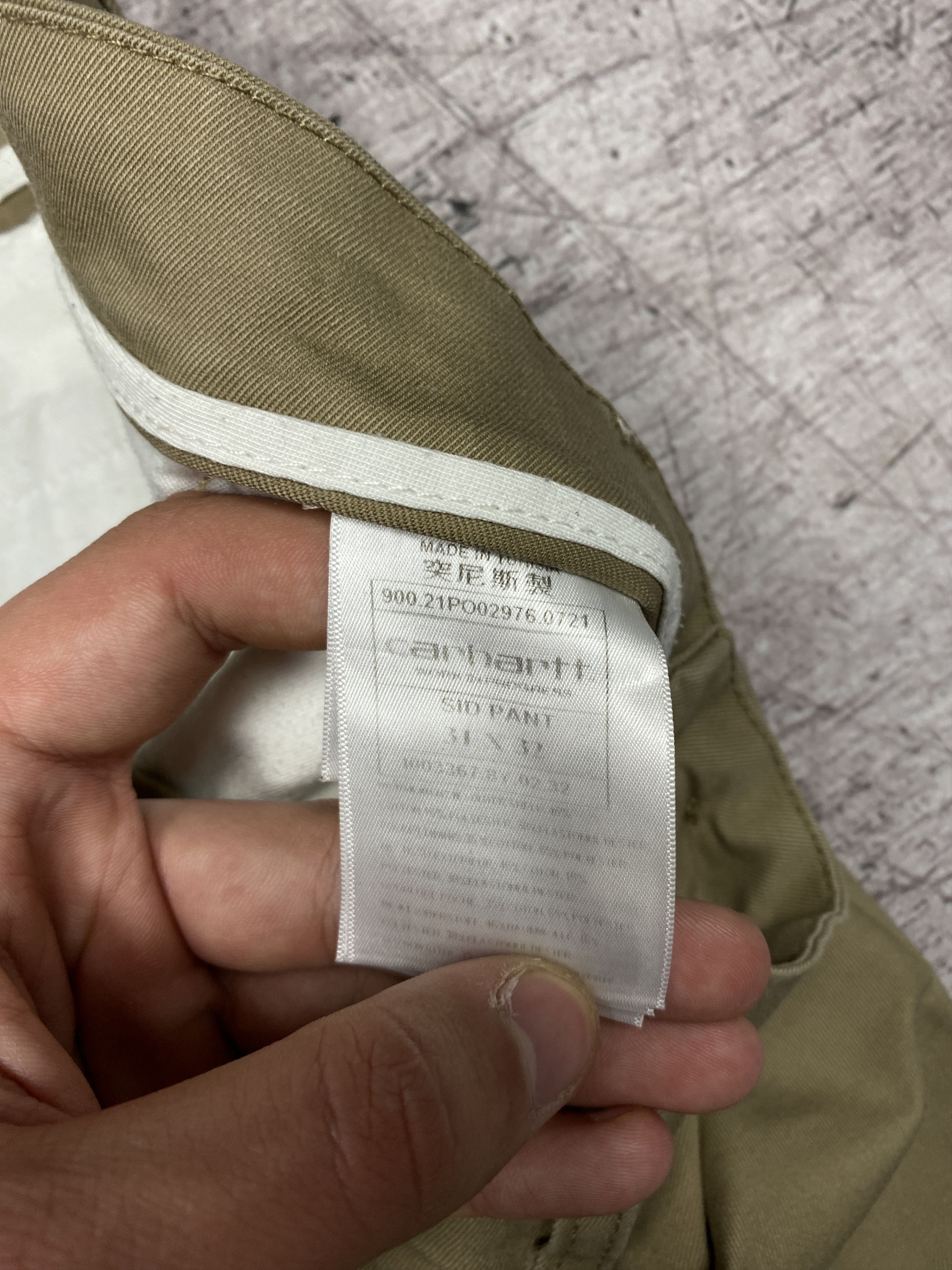Carhartt Wip × Vintage Carhartt WIP Vintage Mens Sid Chino Pants Size US 31 - 6 Thumbnail