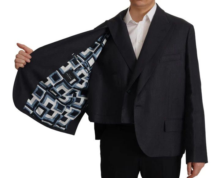 Dolce & Gabbana o1y0125 Blazer in Midnight Blue Size US M / EU 48-50 / 2 - 3 Thumbnail